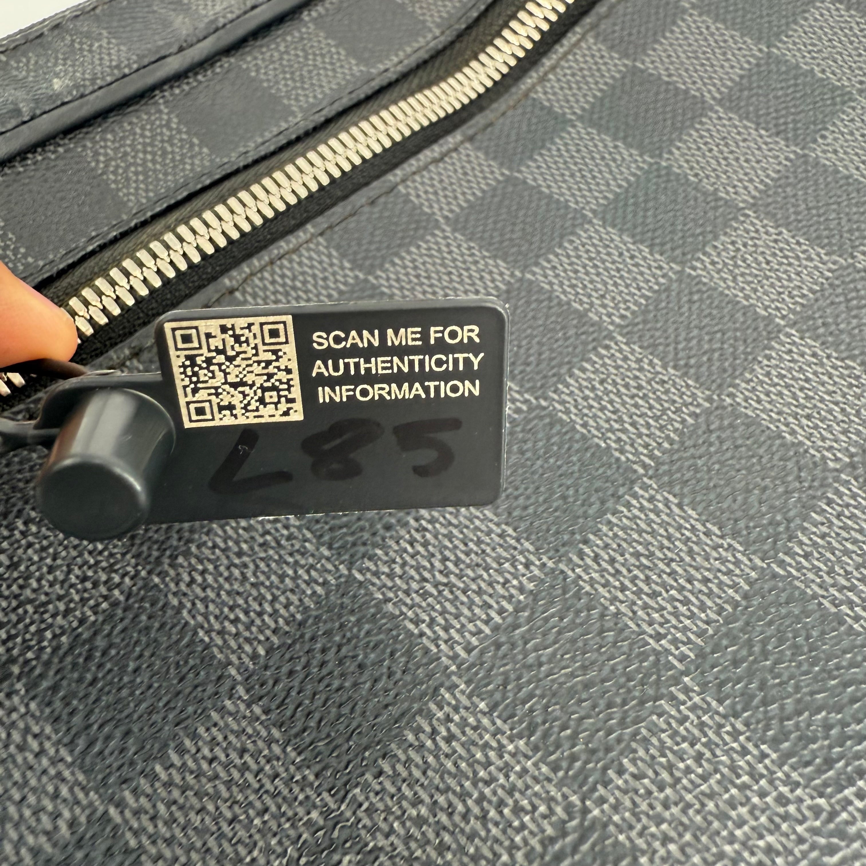 Louis Vuitton Damier Graphite Kasai Clutch Bag