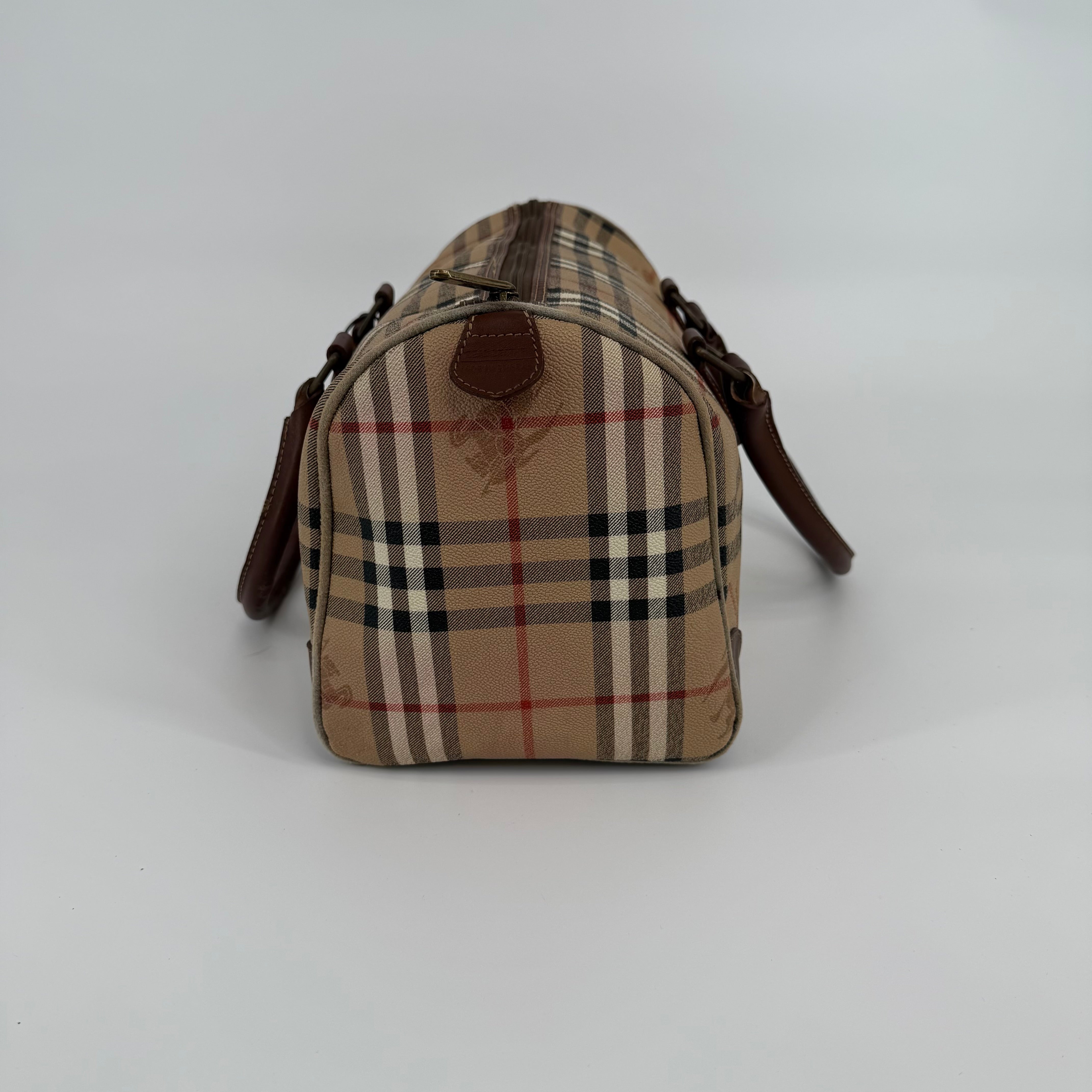 Burberry Nova Check Boston Bag