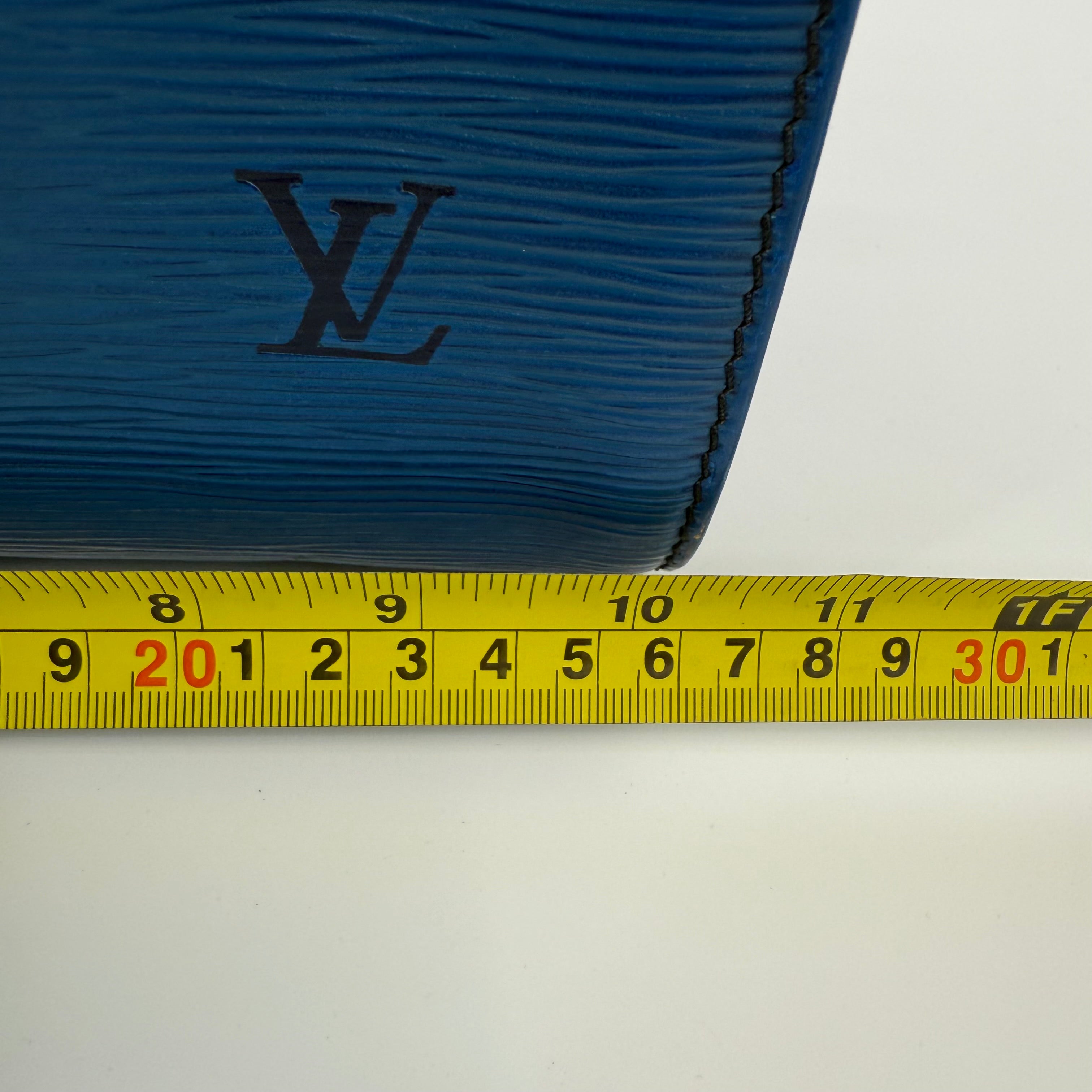 Louis Vuitton Epi Blue Speedy 25