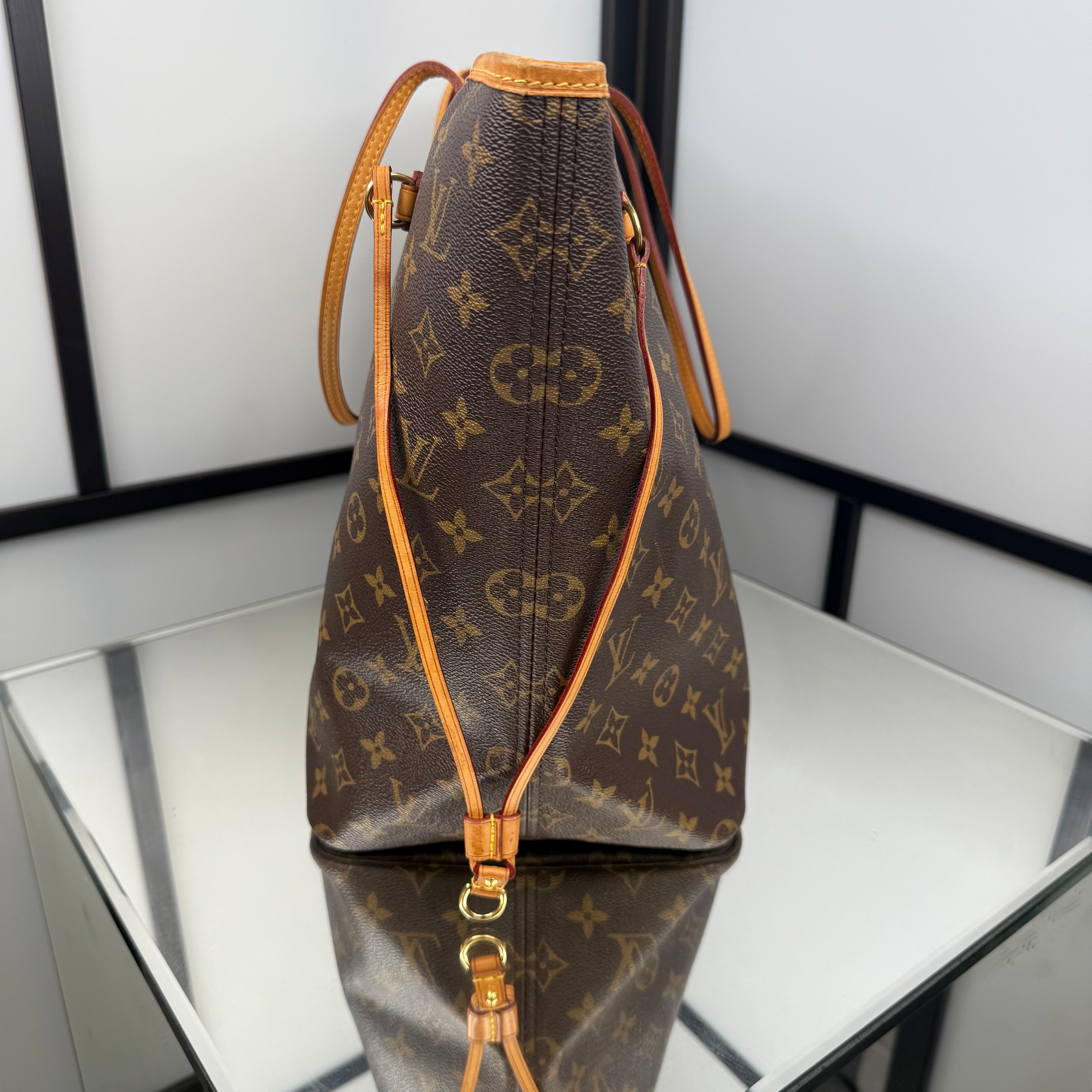 Louis Vuitton Monogram Neverfull GM Purple Interior