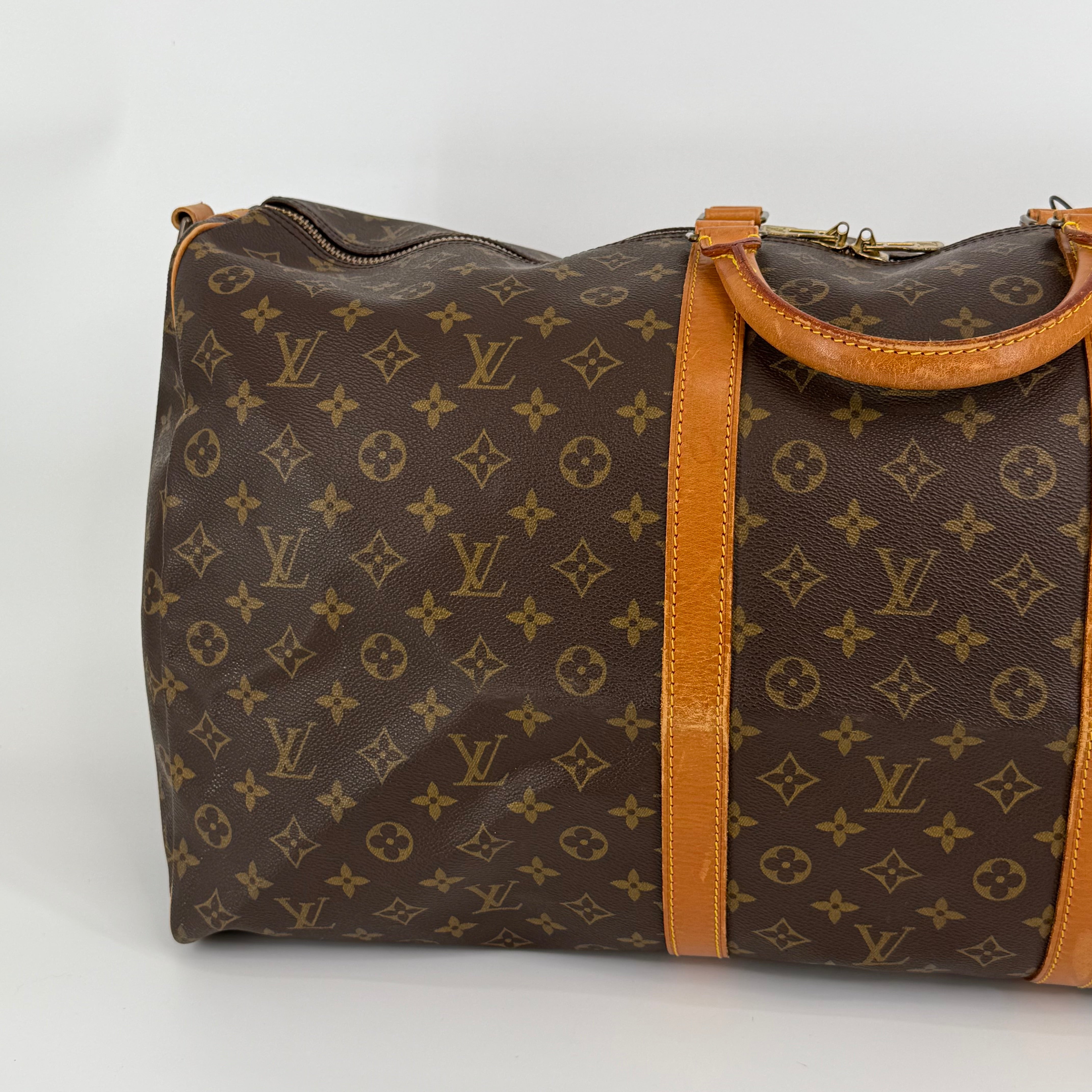 Louis Vuitton Monogram Keepall 60 With Strap
