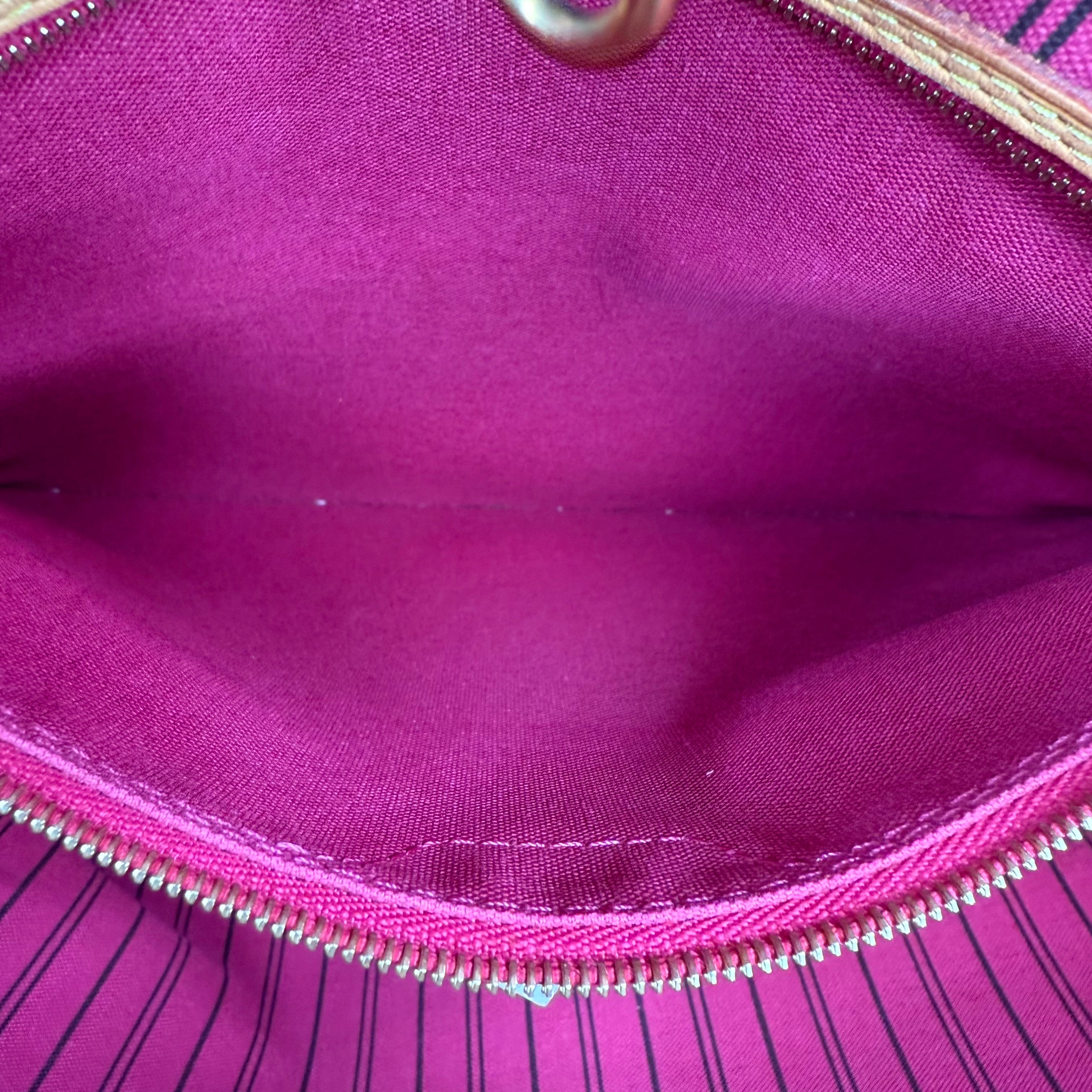 Louis Vuitton Monogram Neverfull GM Purple Interior