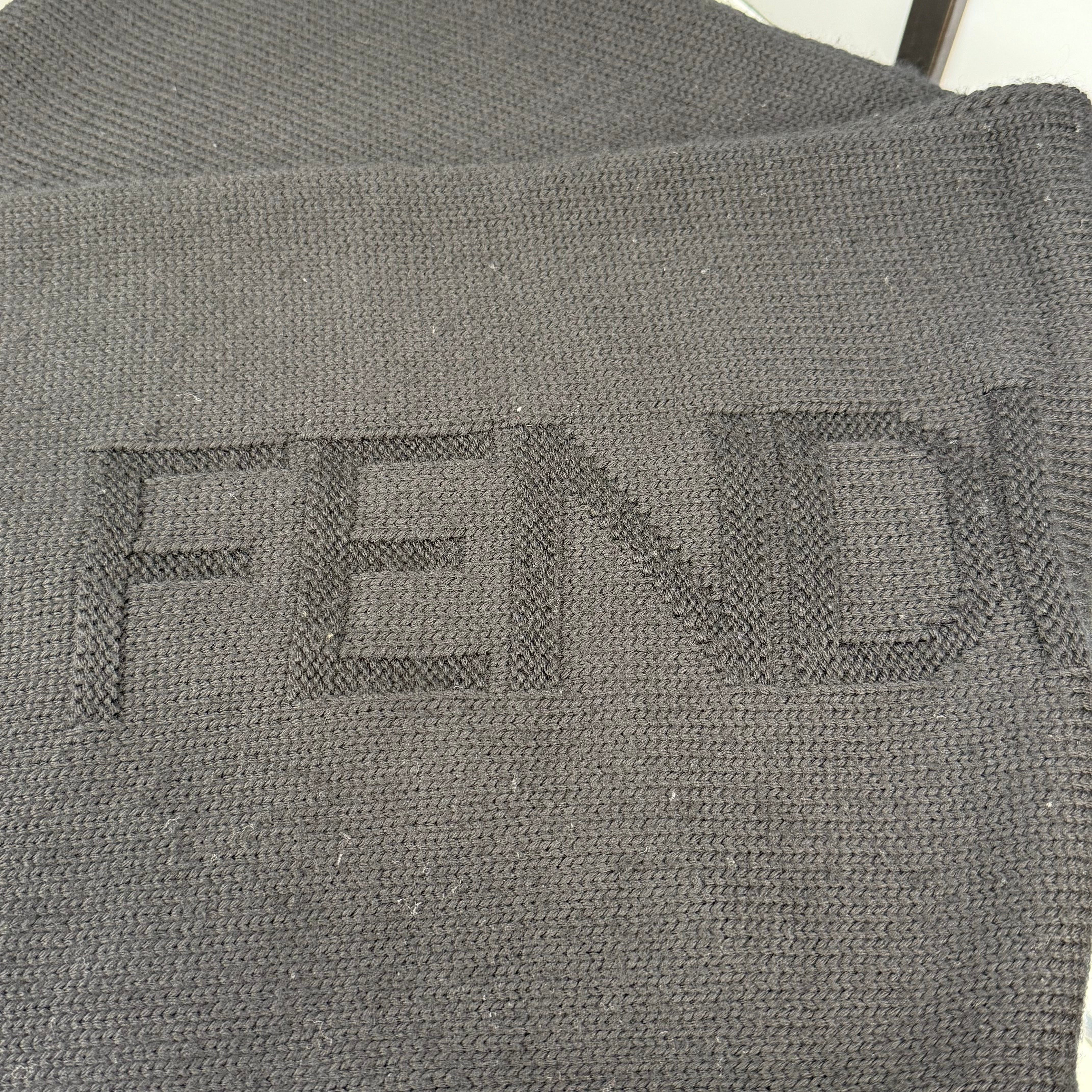 FENDI Black Scarf