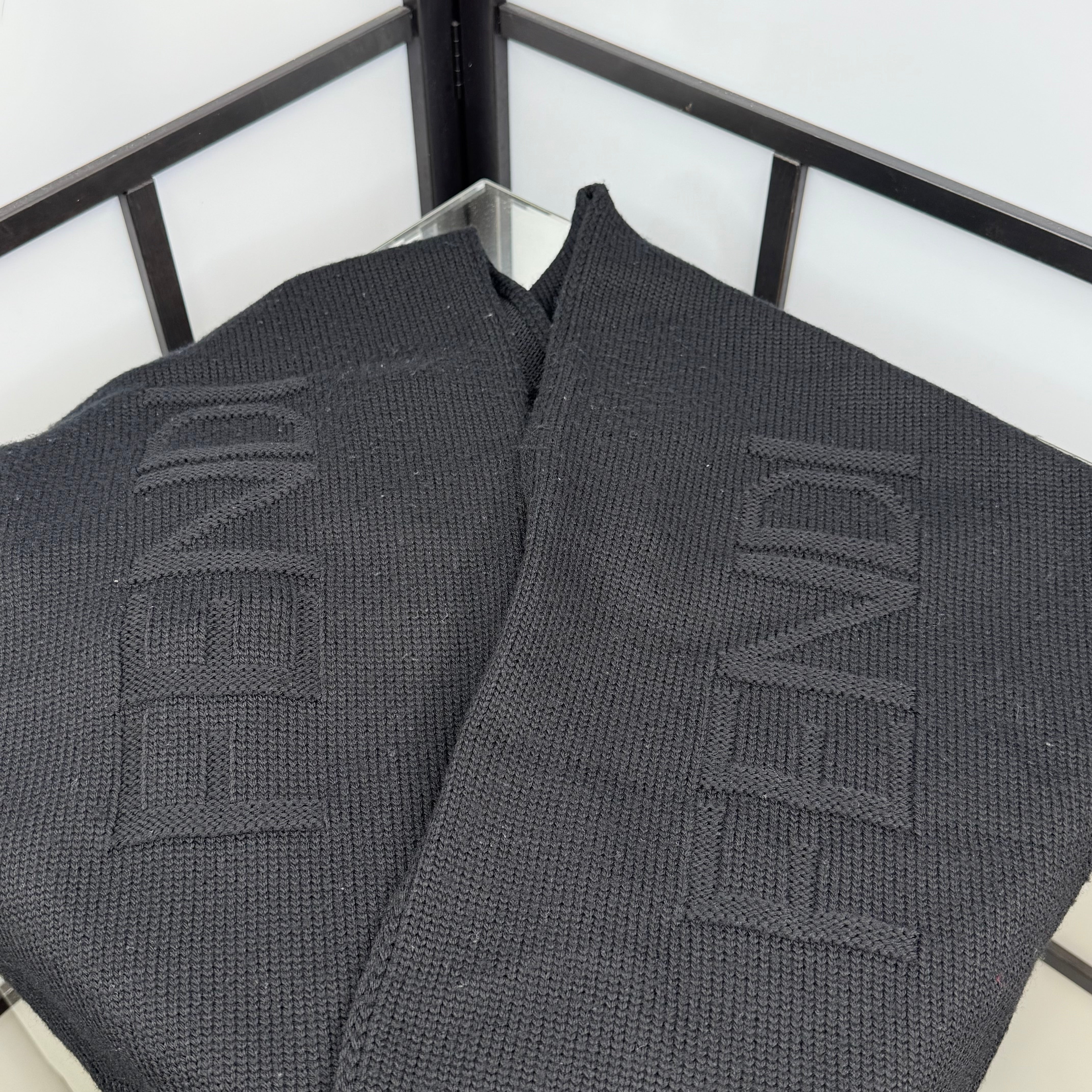 FENDI Black Scarf