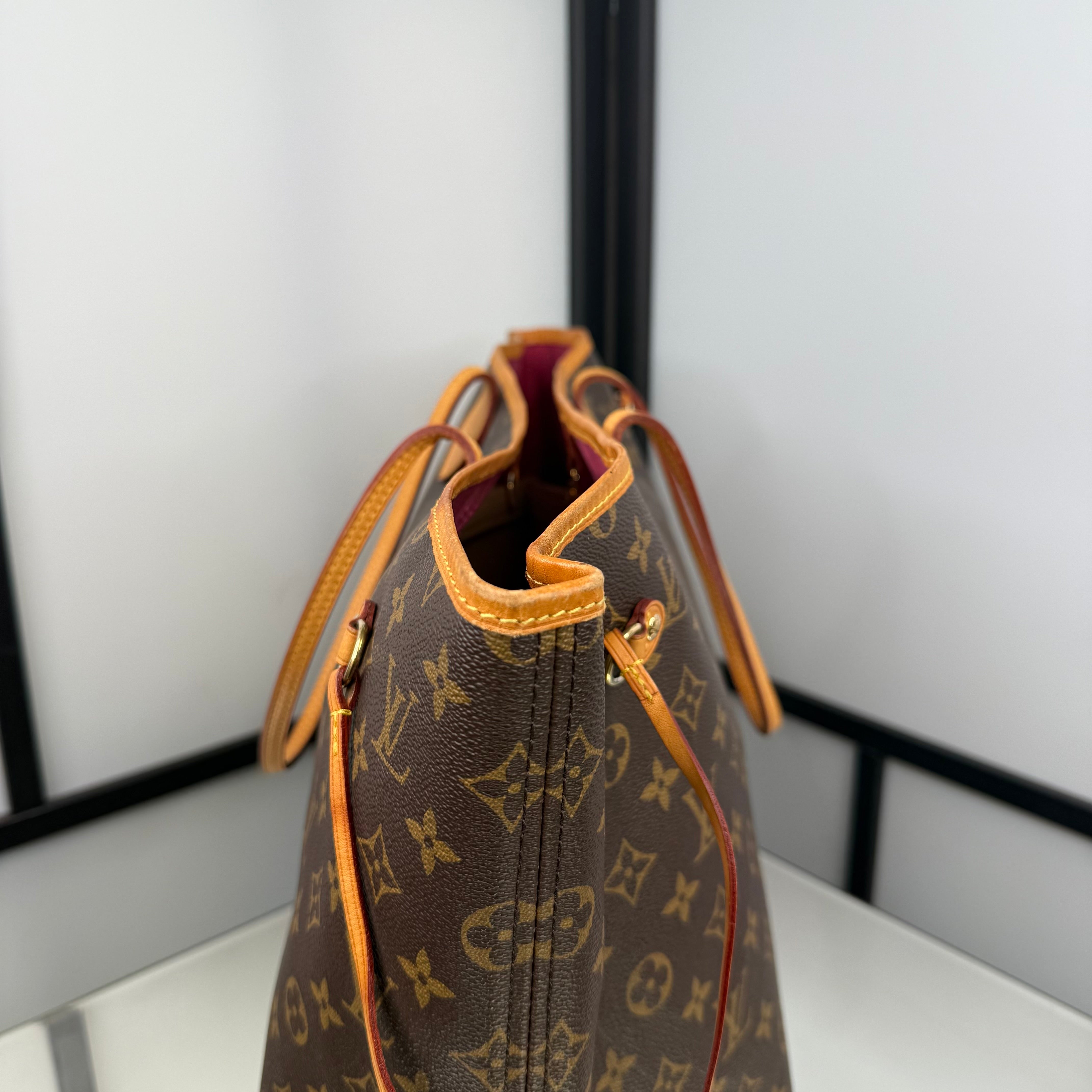 Louis Vuitton Monogram Neverfull GM Purple Interior
