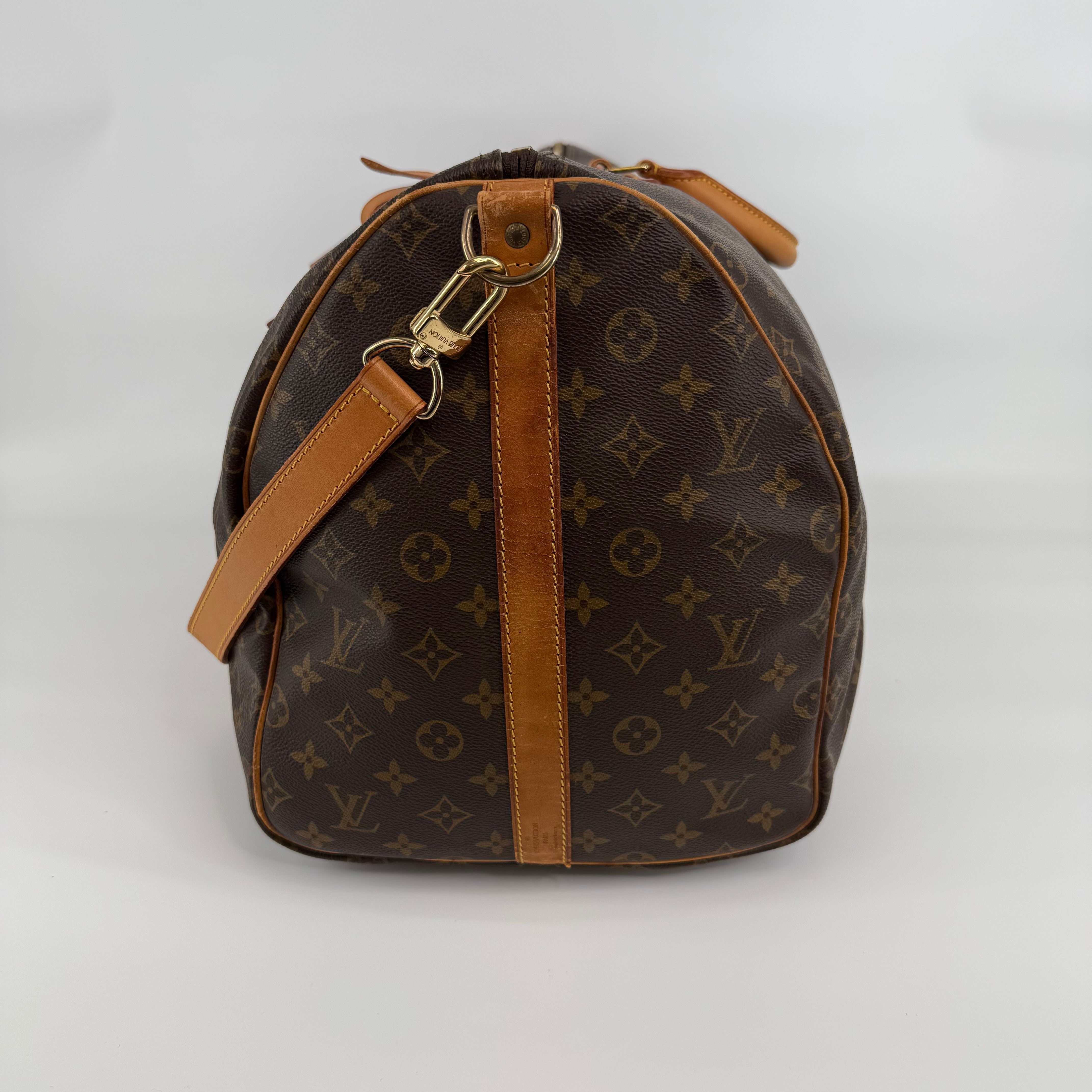 Louis Vuitton Monogram Keepall 55 With Strap