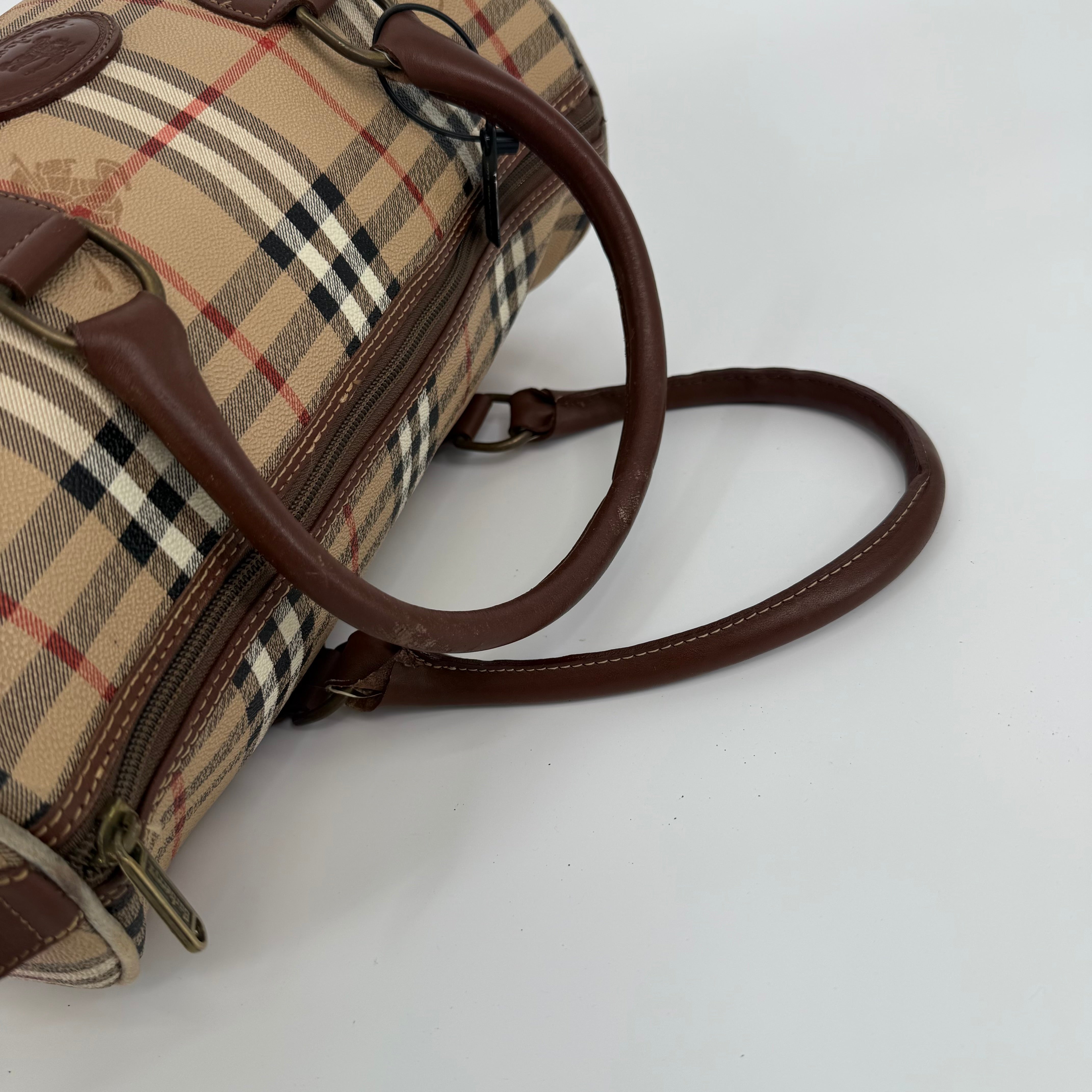 Burberry Nova Check Boston Bag