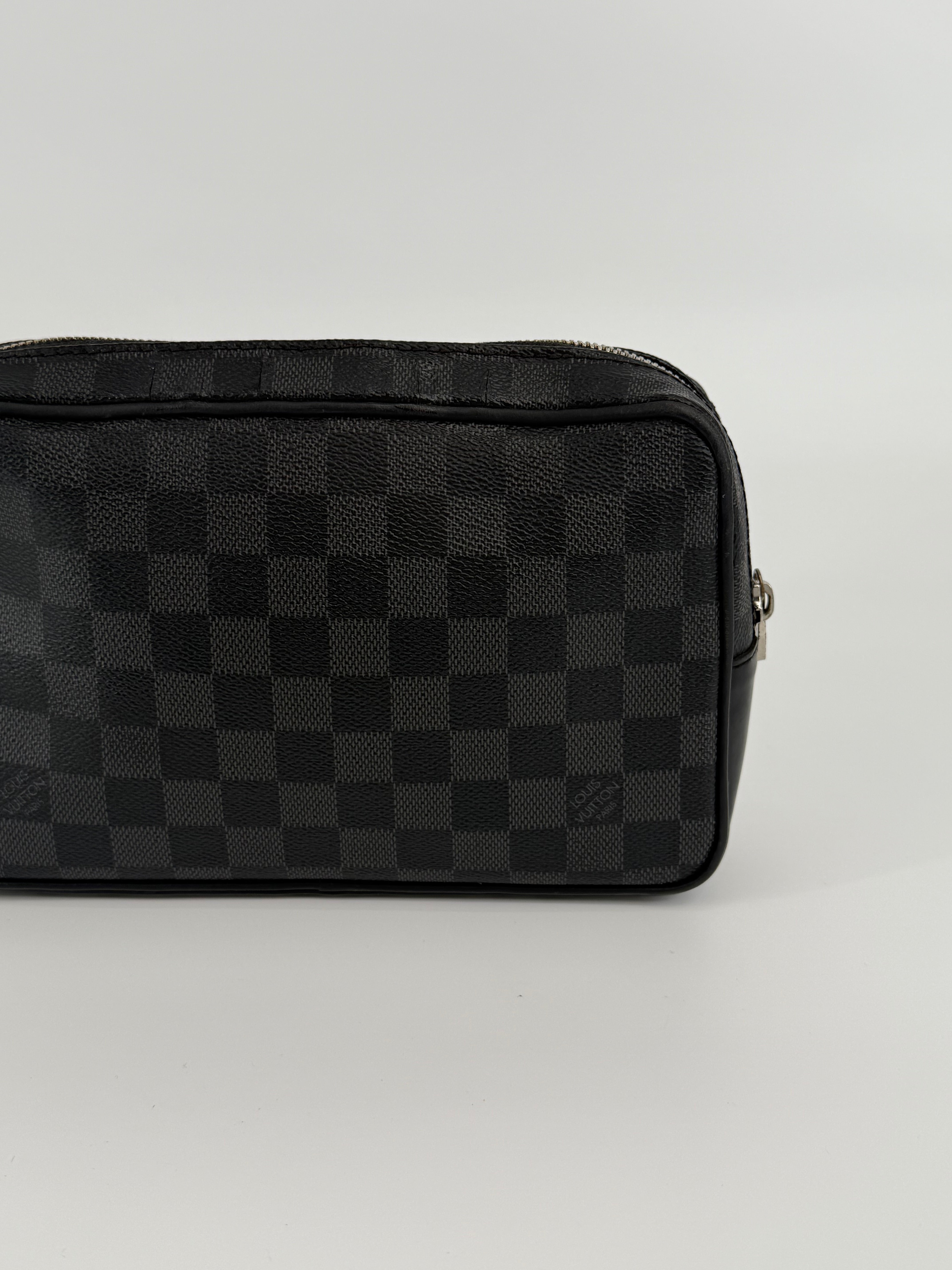 Louis Vuitton Damier Graphite Kasai Clutch Bag