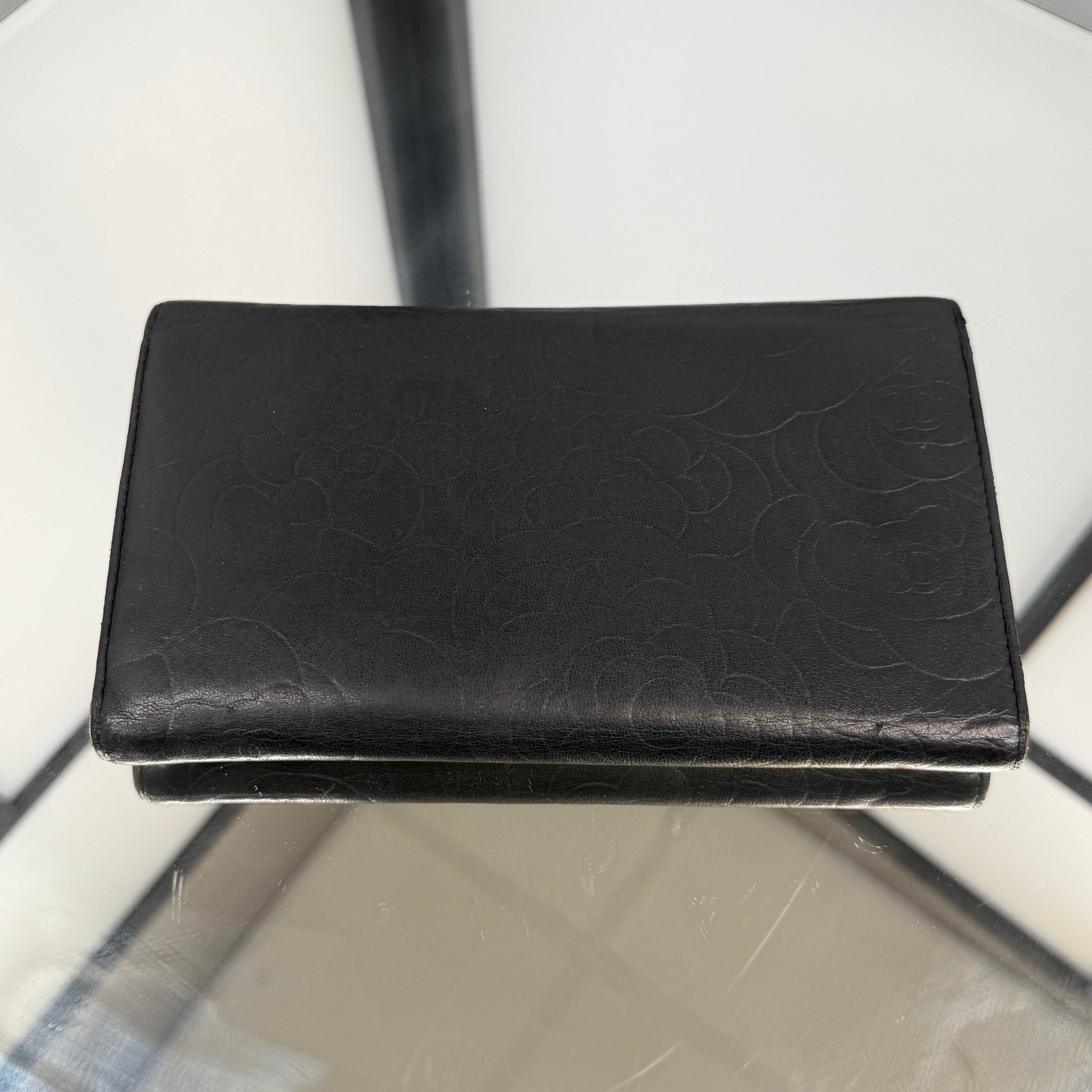 CHANEL Black Long Purse