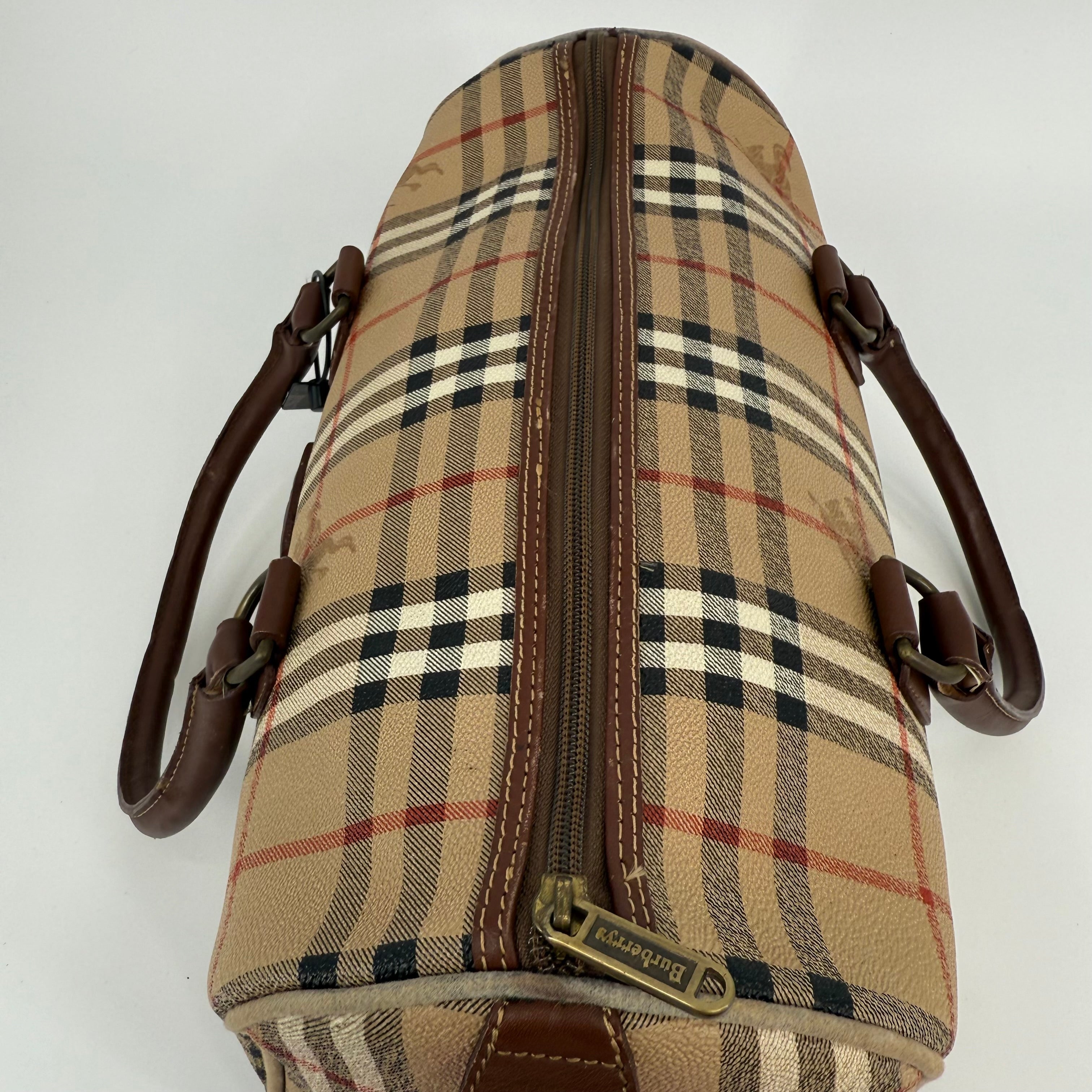 Burberry Nova Check Boston Bag