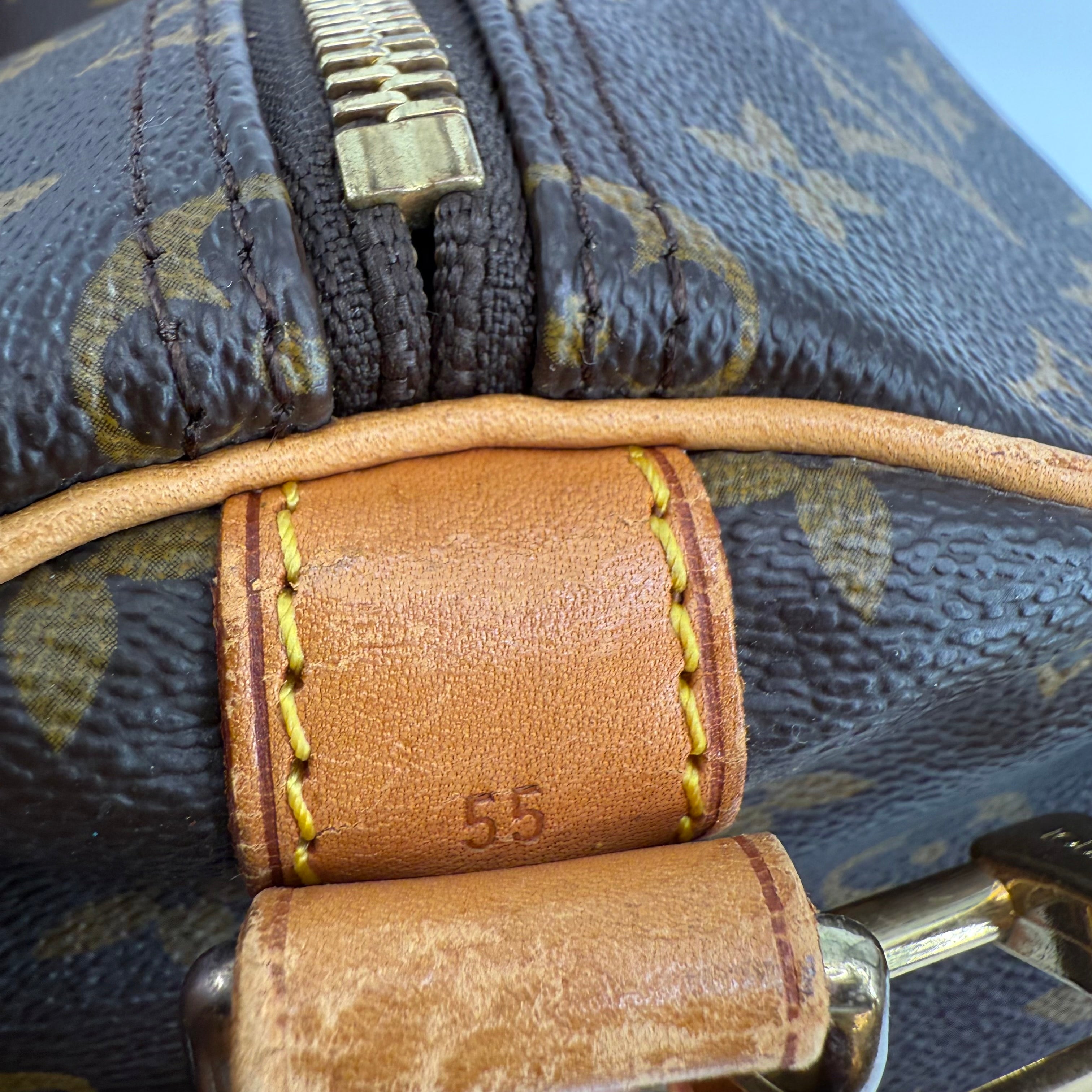 Louis Vuitton Monogram Keepall 55 With Strap