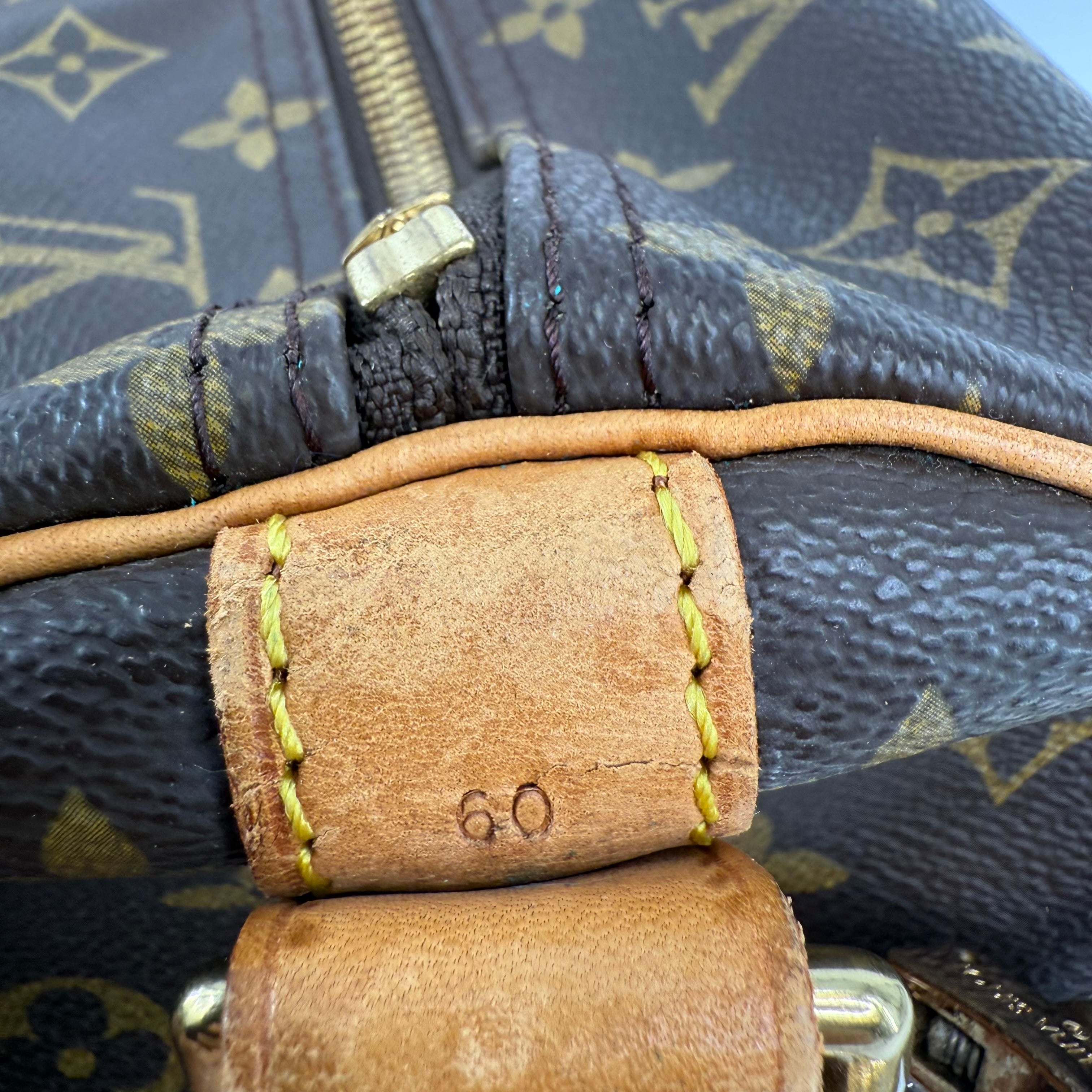 Louis Vuitton Monogram Keepall 60 With Strap