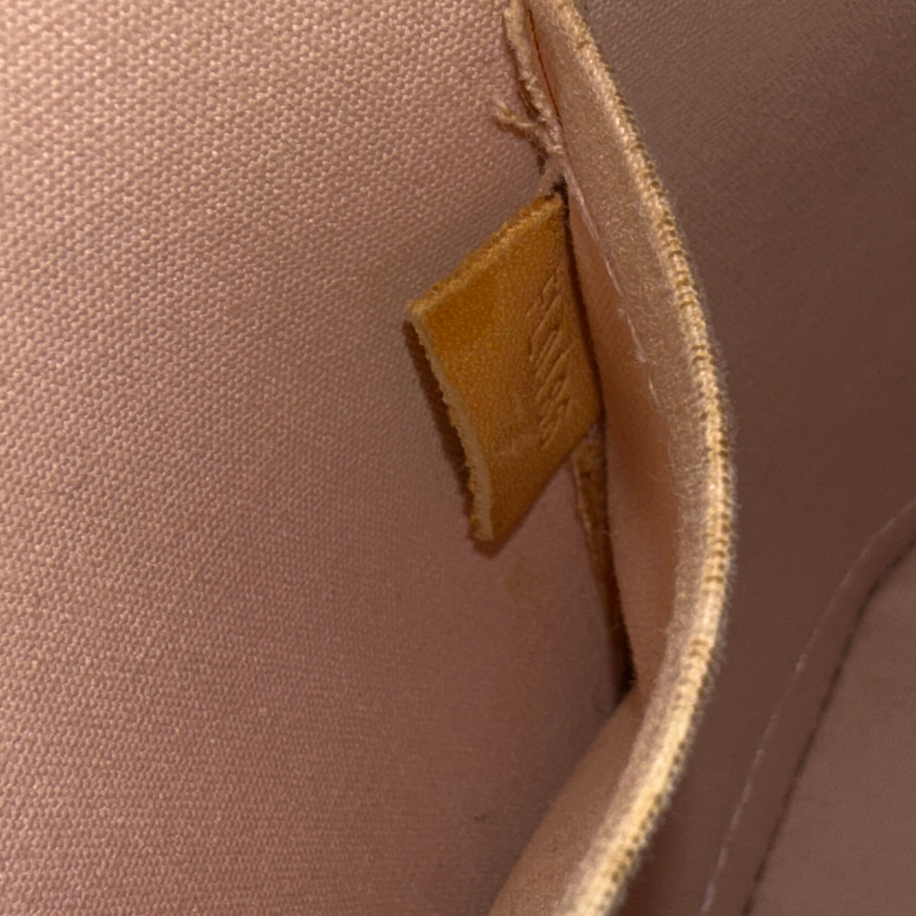 Louis Vuitton Alma BB Patent Leather Beige