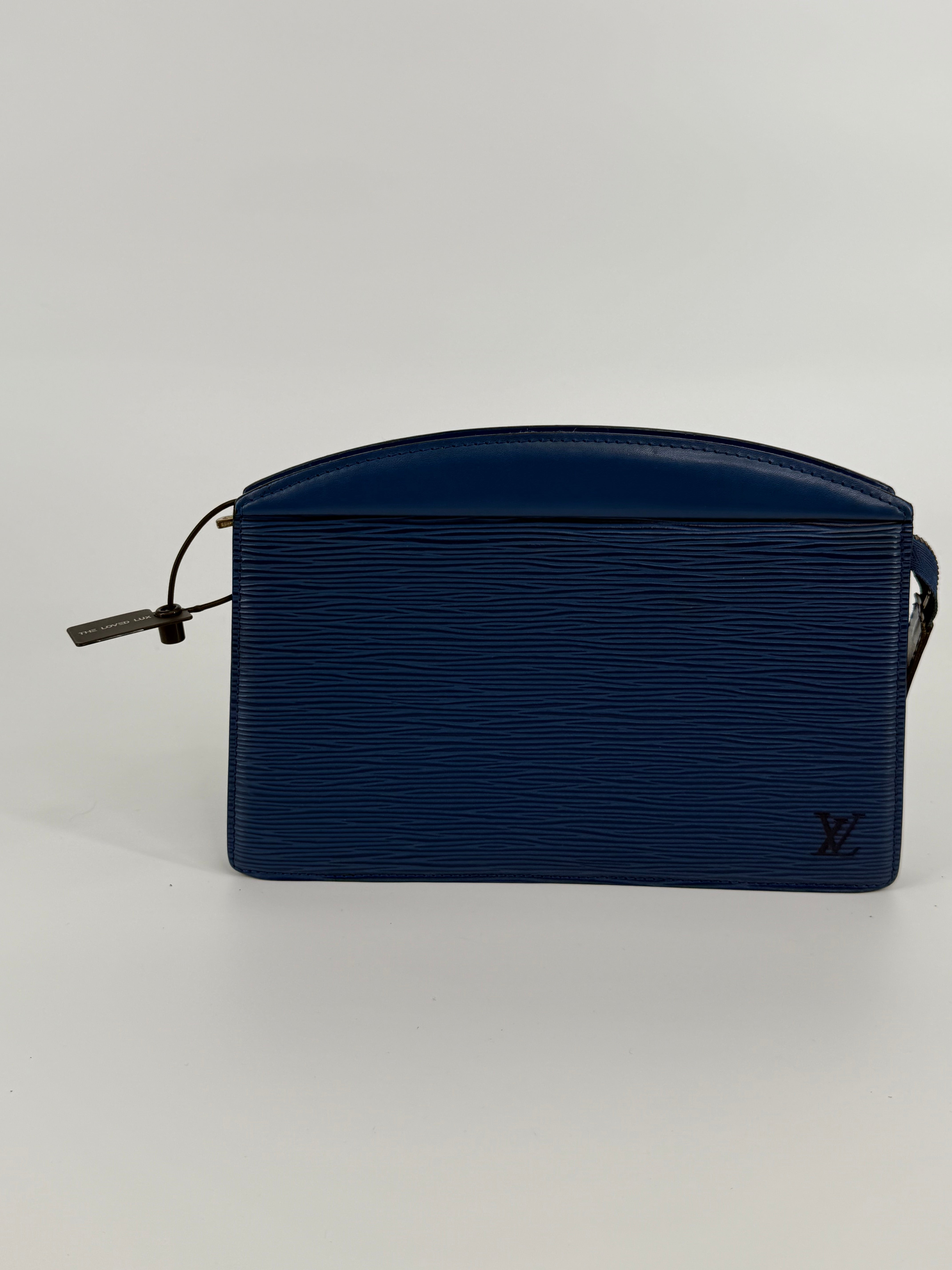 Louis Vuitton Epi Blue Trusse Crete Clutch