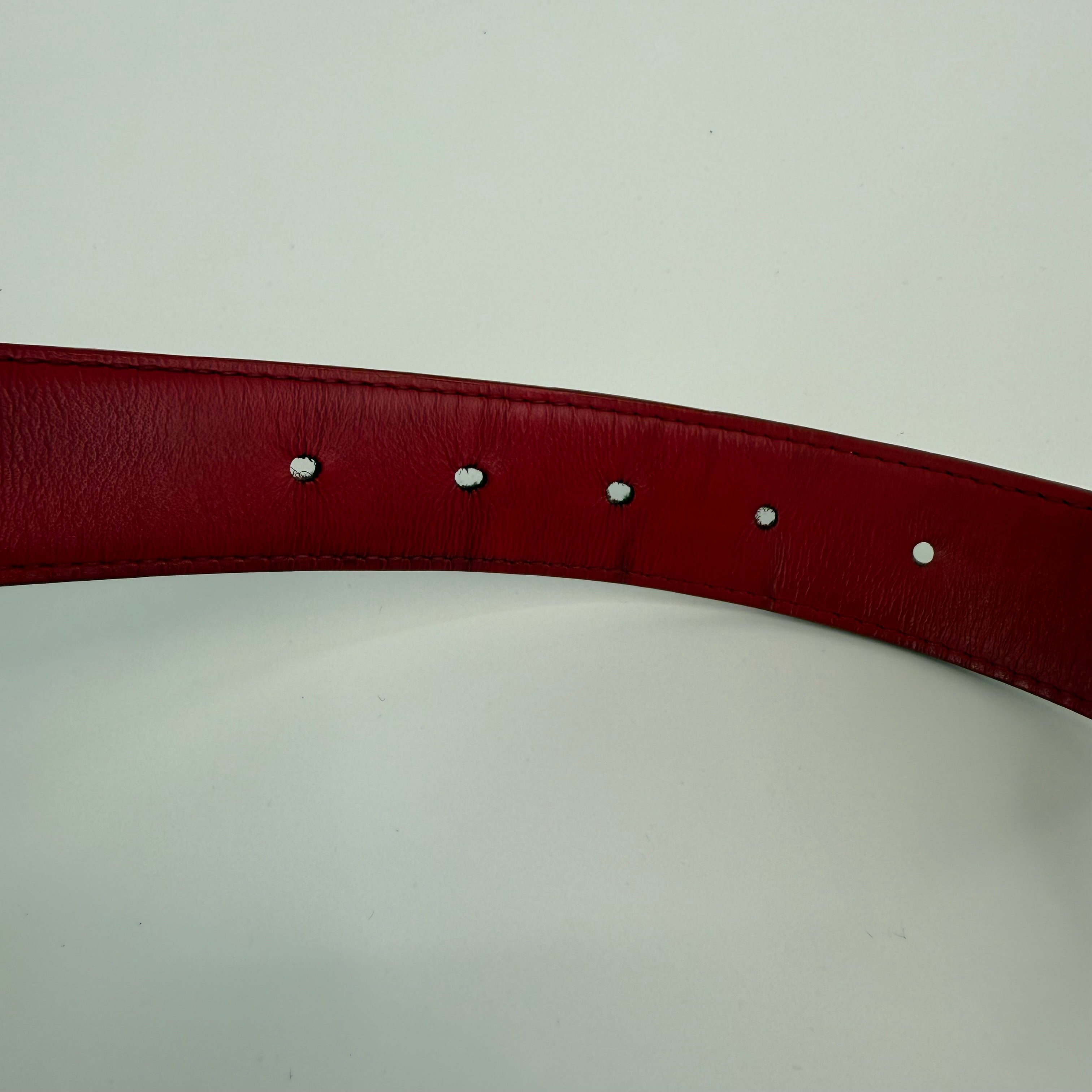 Louis Vuitton Takashi Murakami White Belt 91CM