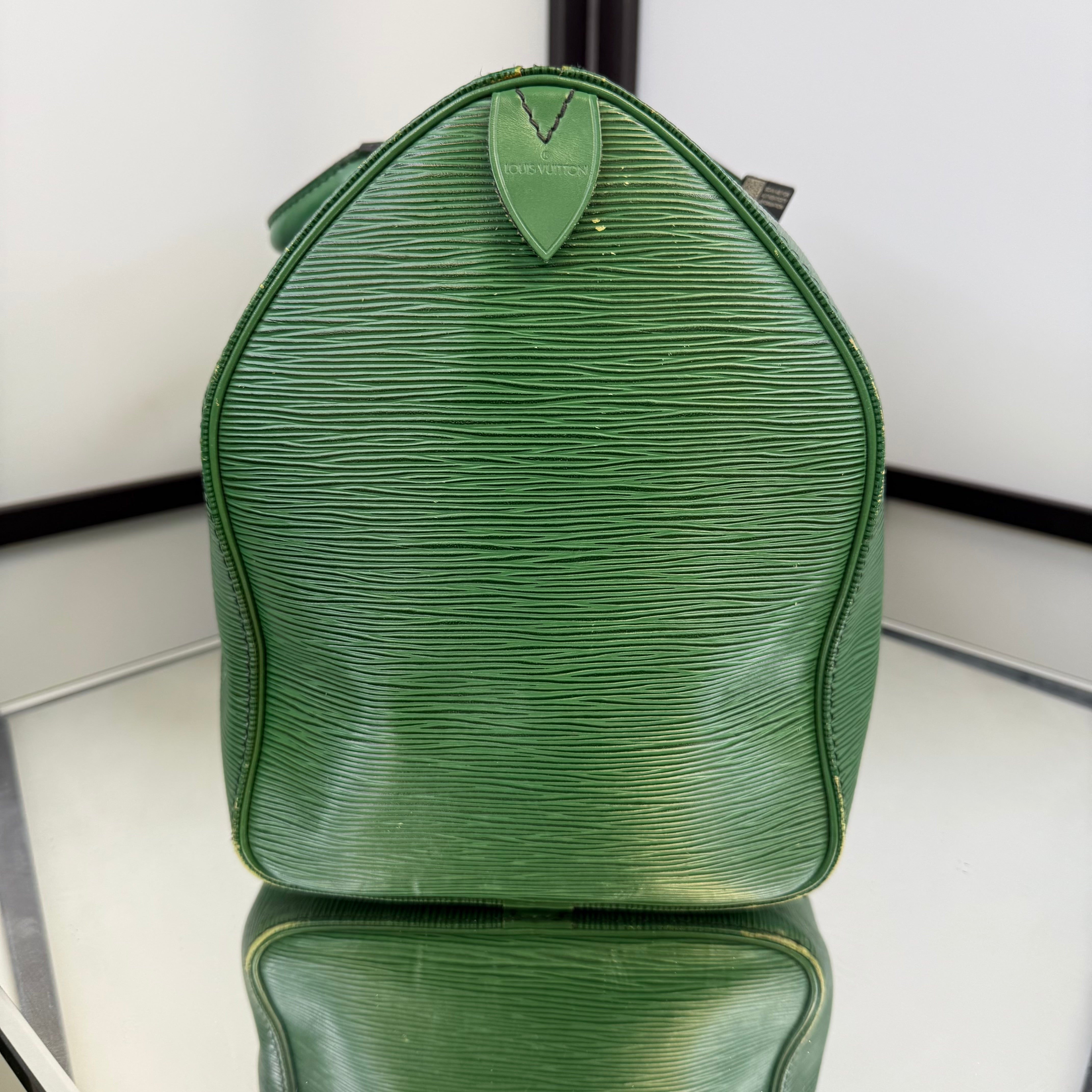 Louis Vuitton Epi Green Speedy 40