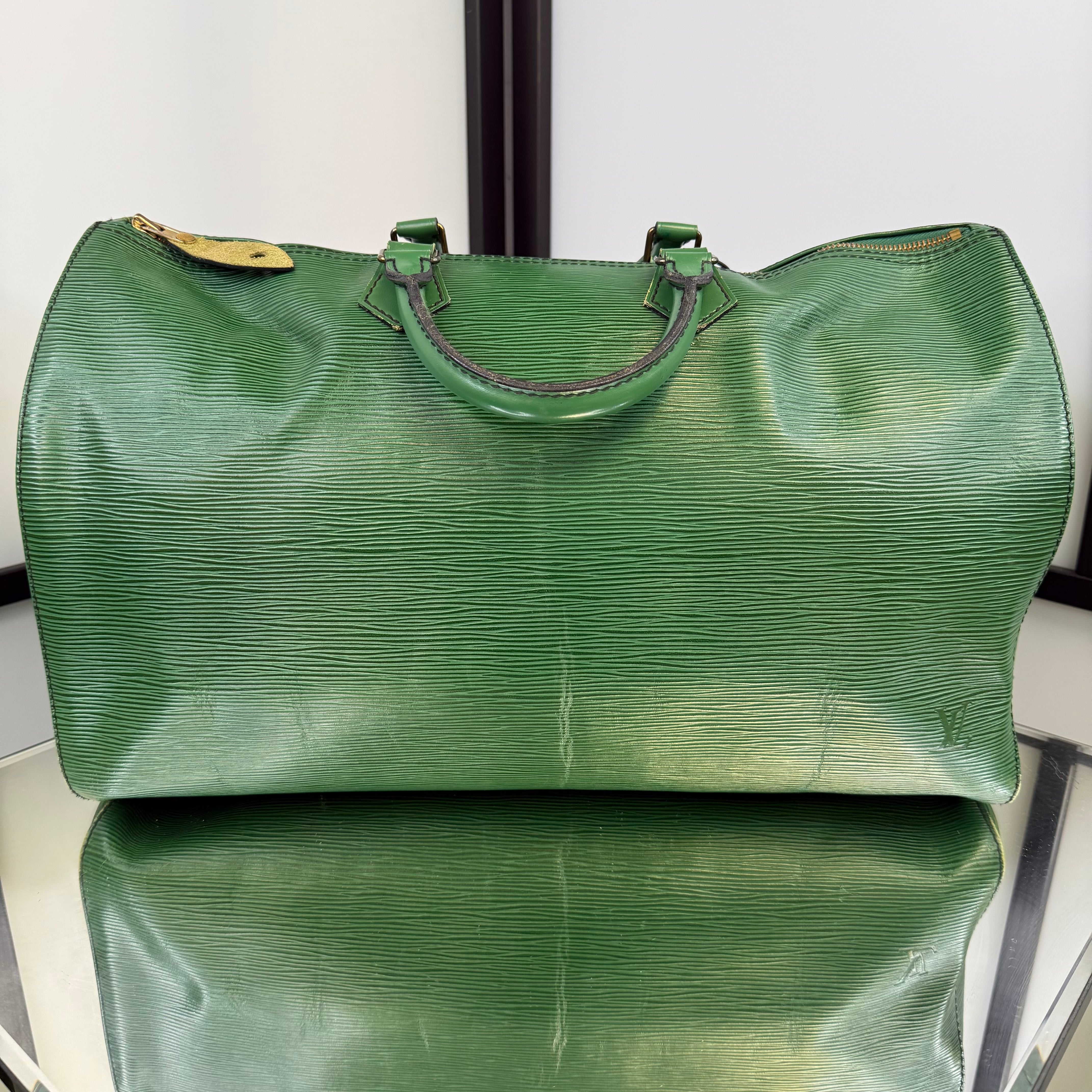 Louis Vuitton Epi Green Speedy 40