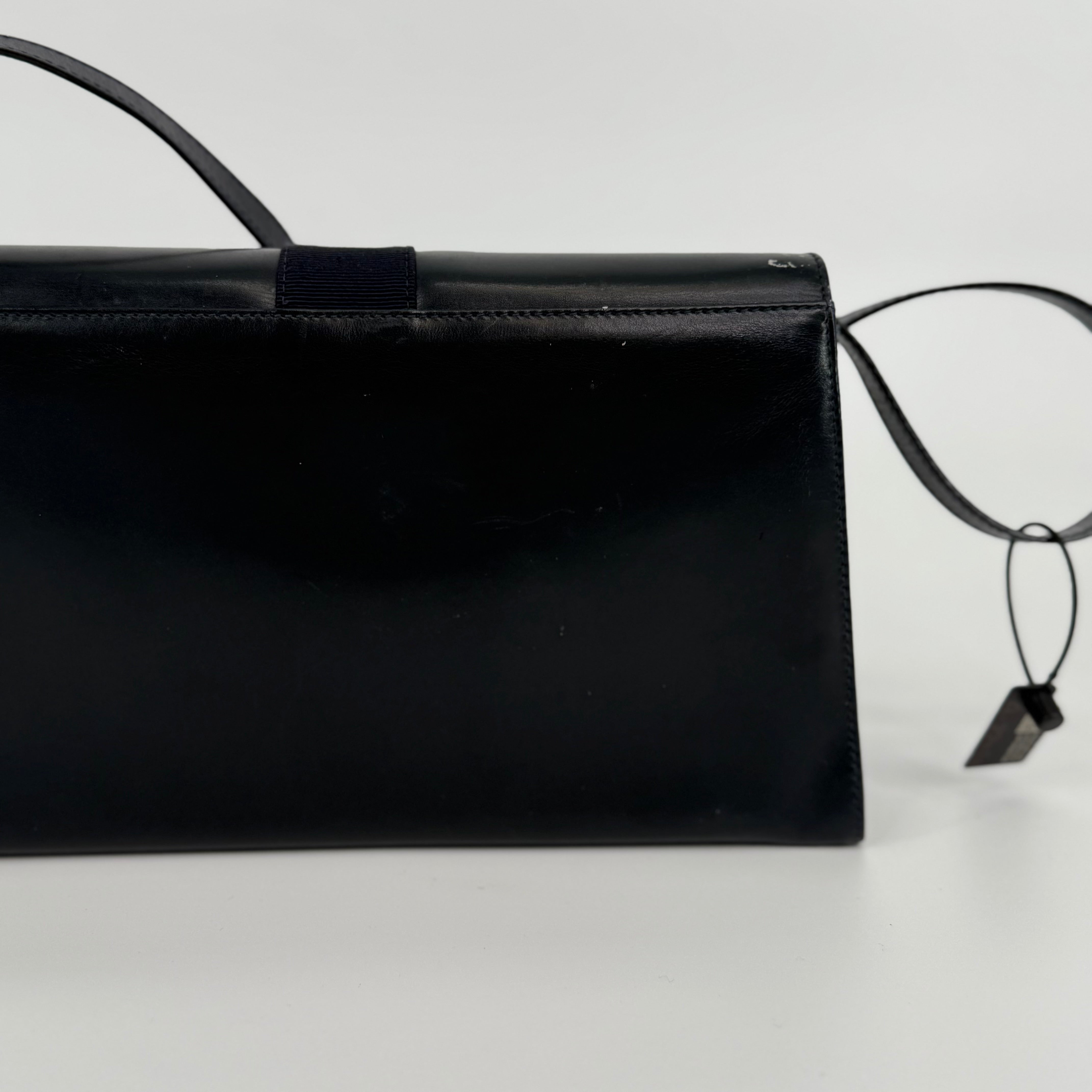 Salvatore Ferragamo Navy Mini Shoulder Crossbody Handbag