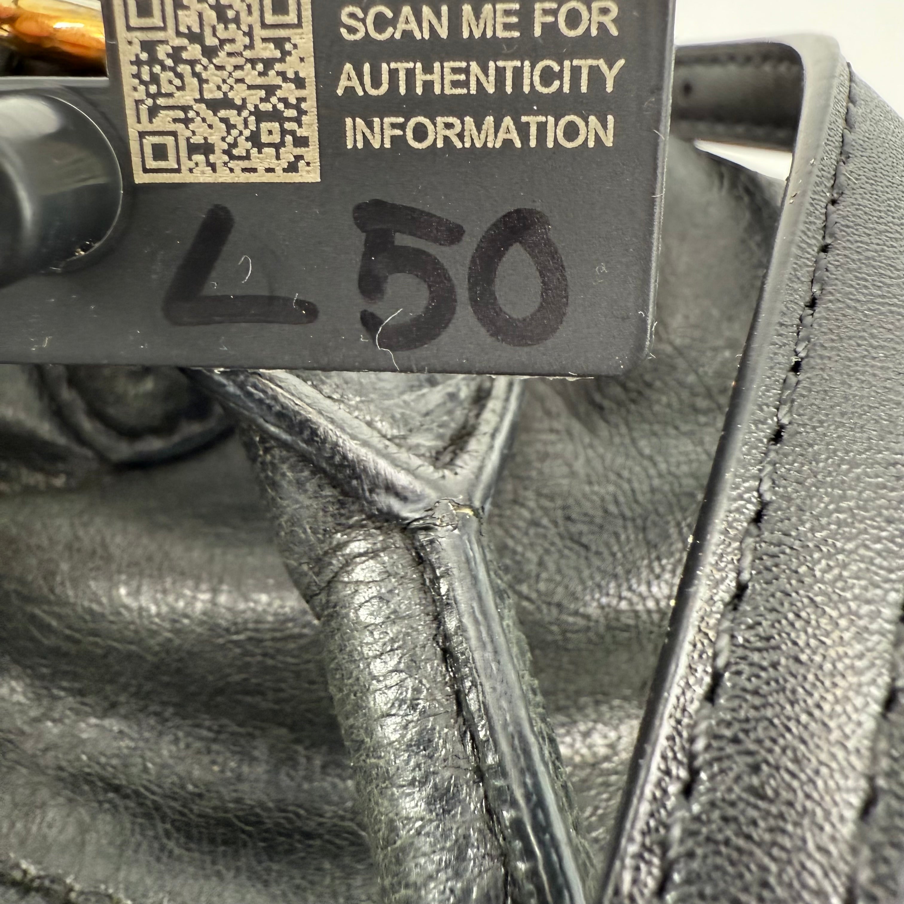 MIU MIU Black Leather Satchel Handbag