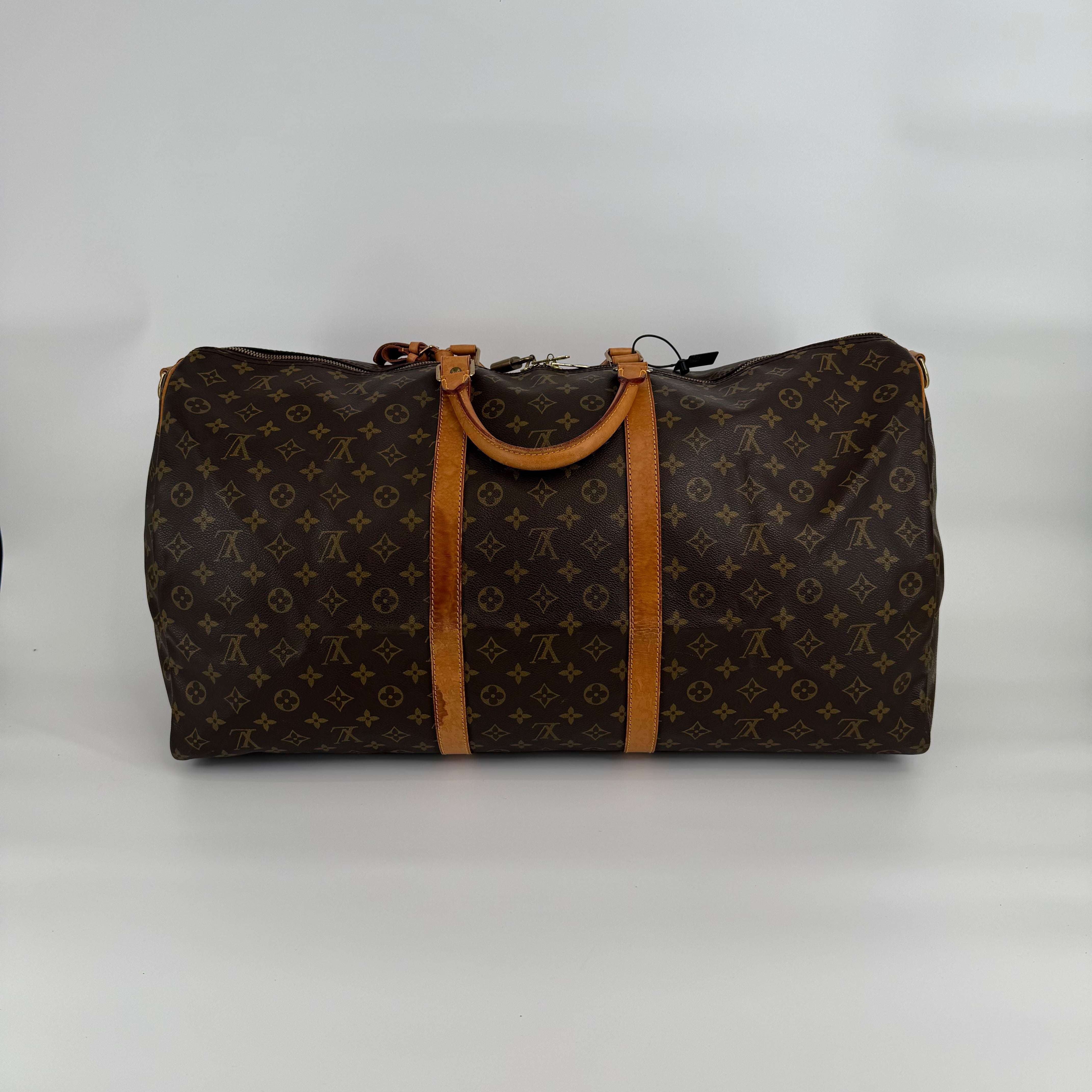 Louis Vuitton Monogram Keepall 60 With Strap