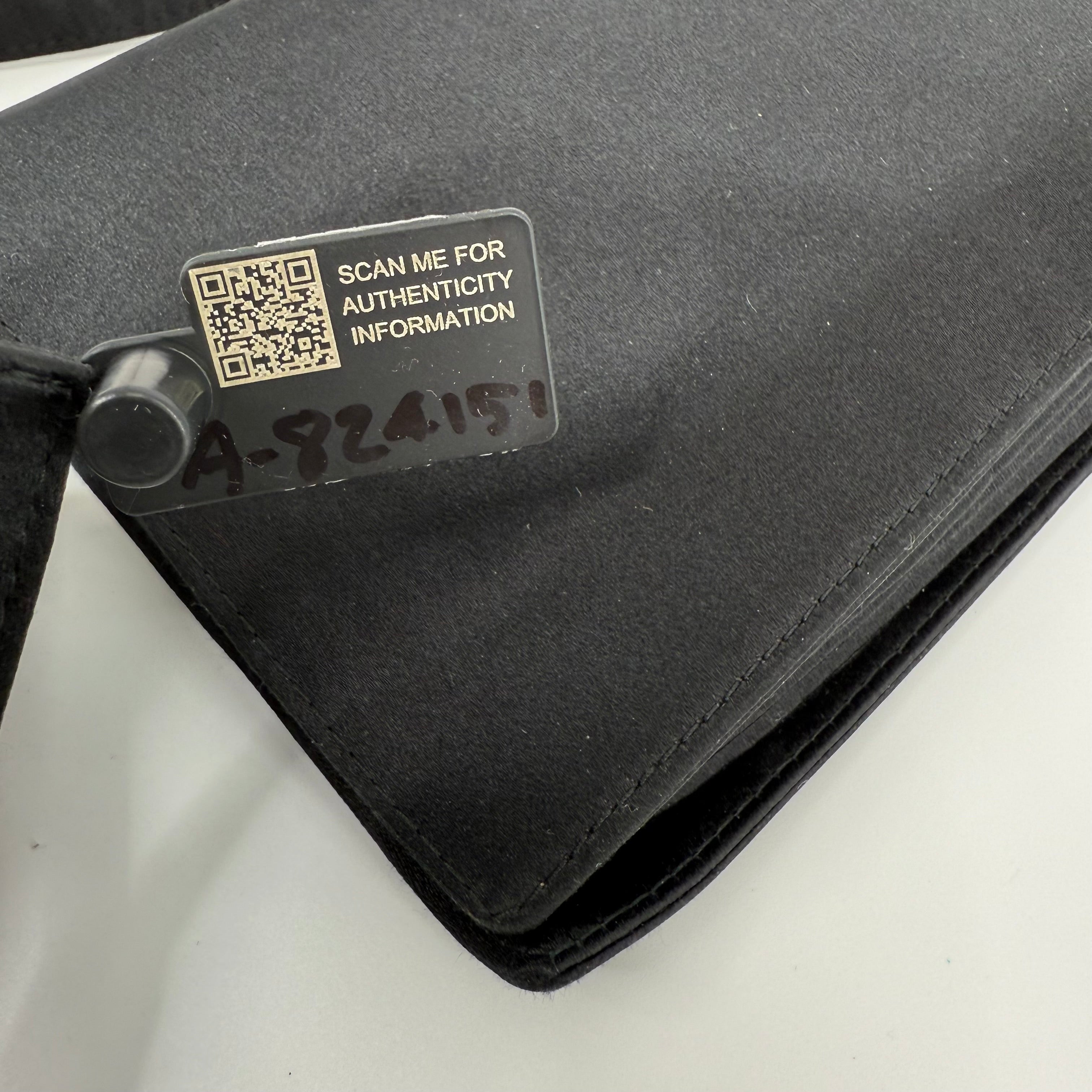 Prada Suede Black Pochette Shoulder Bag