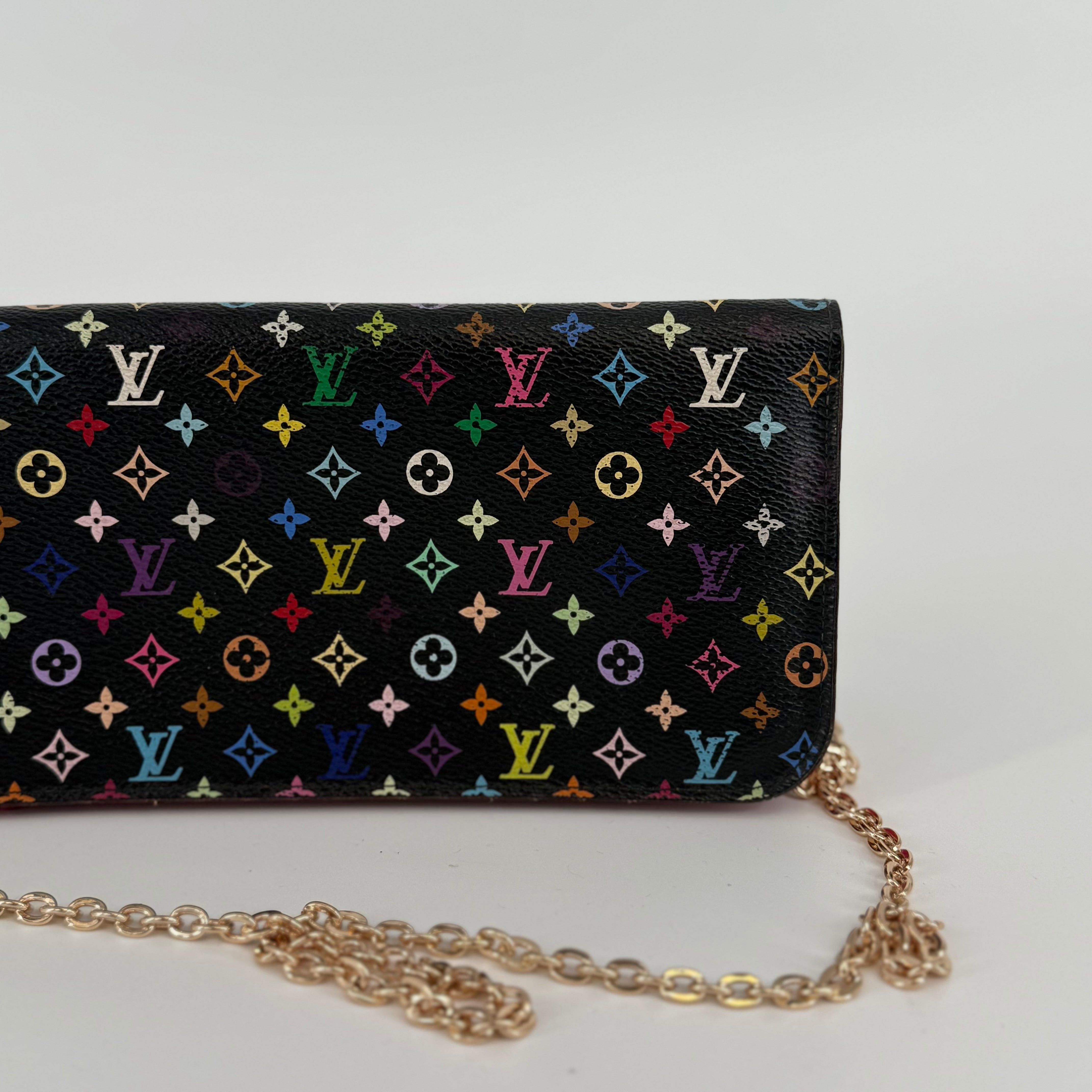 Louis Vuitton Multicolour Long Wallet On Chain