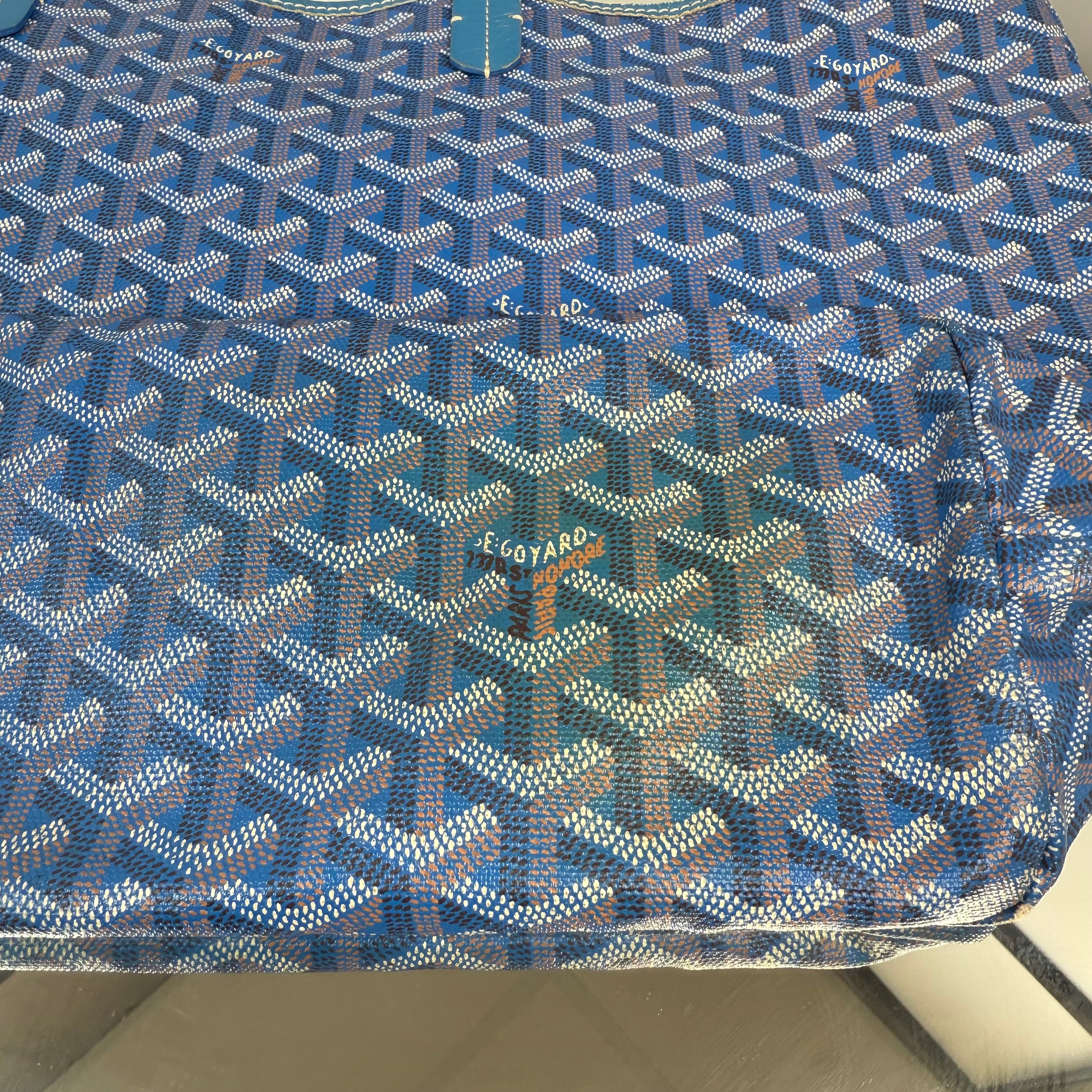 GOYARD Saint Louis Tote Bag Blue PM