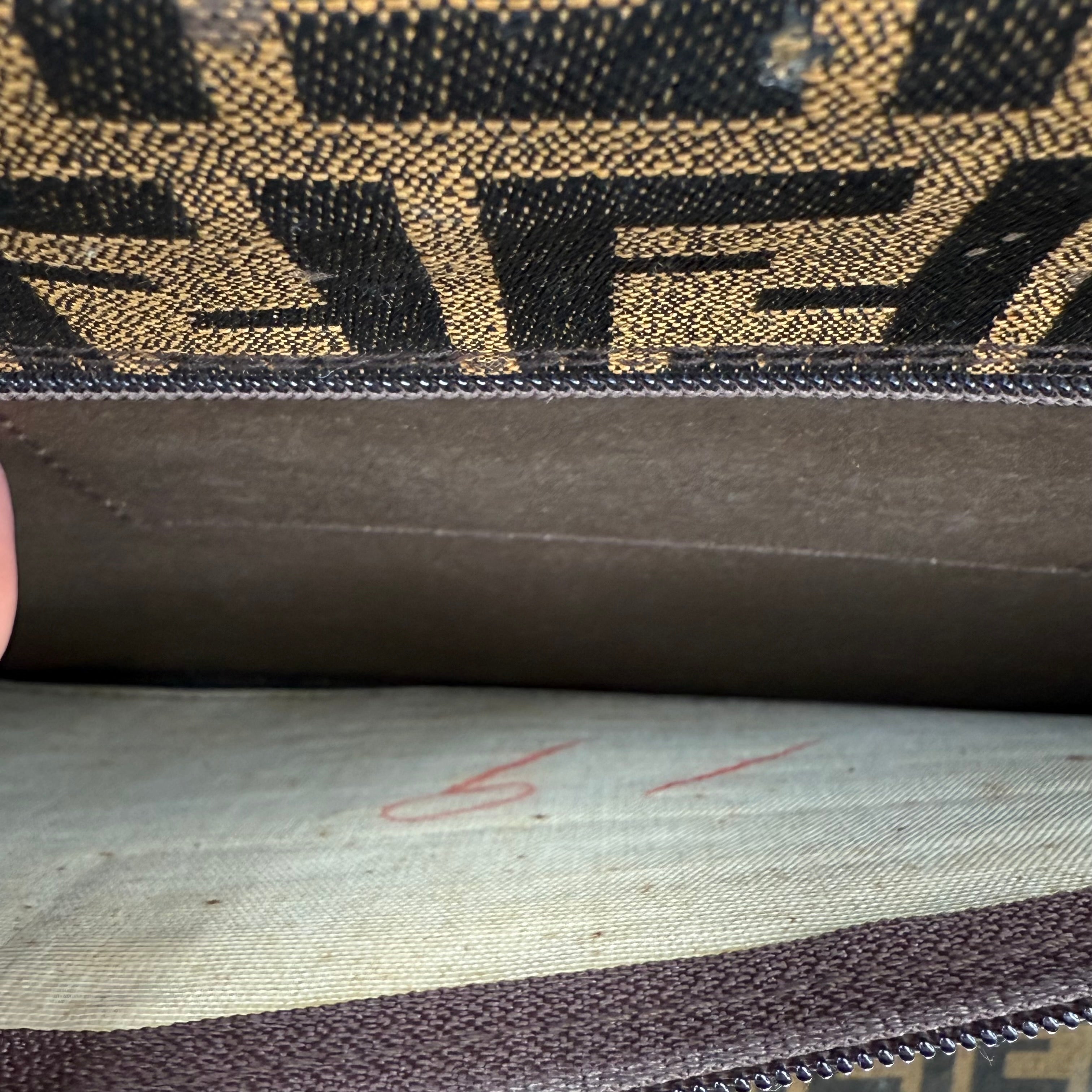 FENDI Zucca Clutch Bag