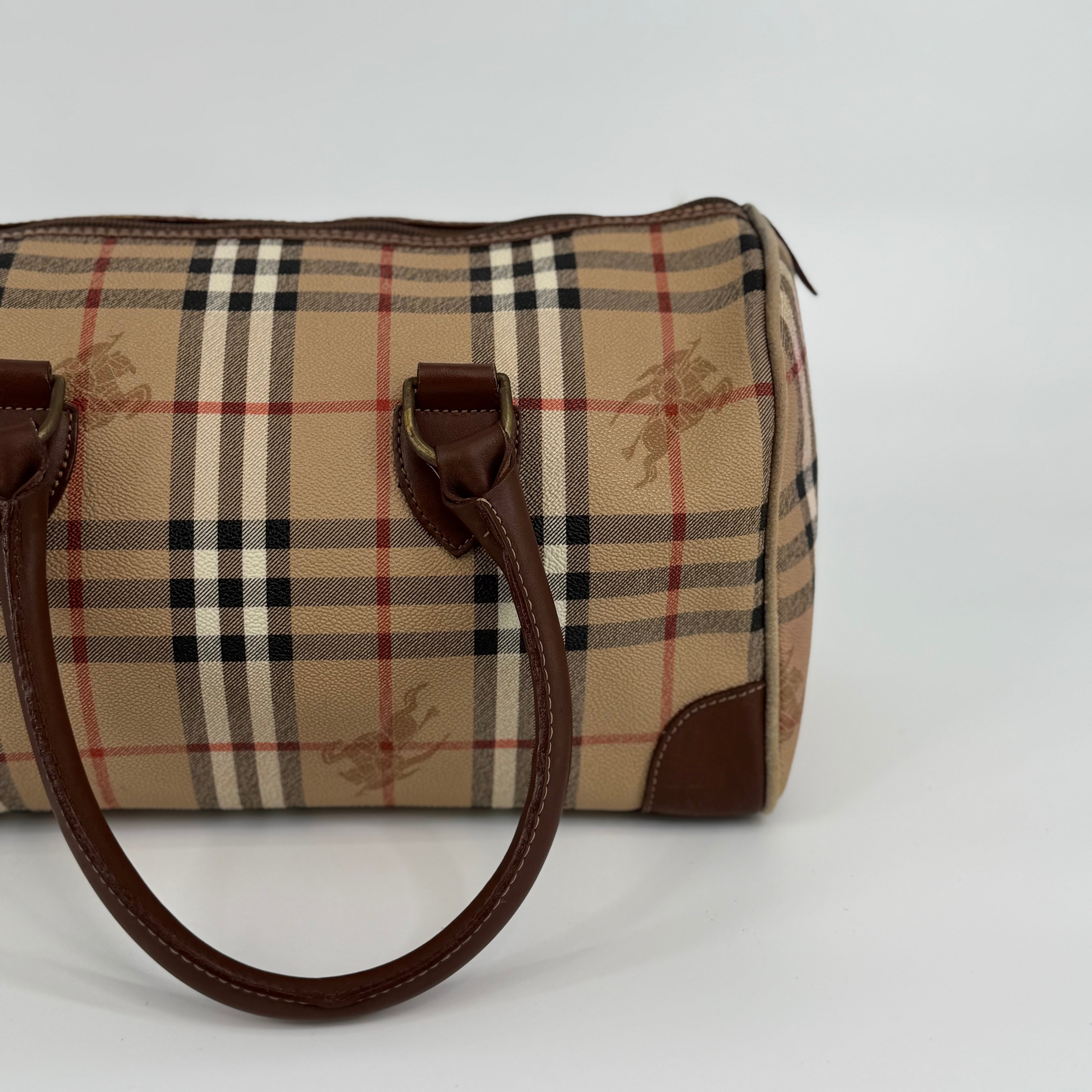 Burberry Nova Check Boston Bag