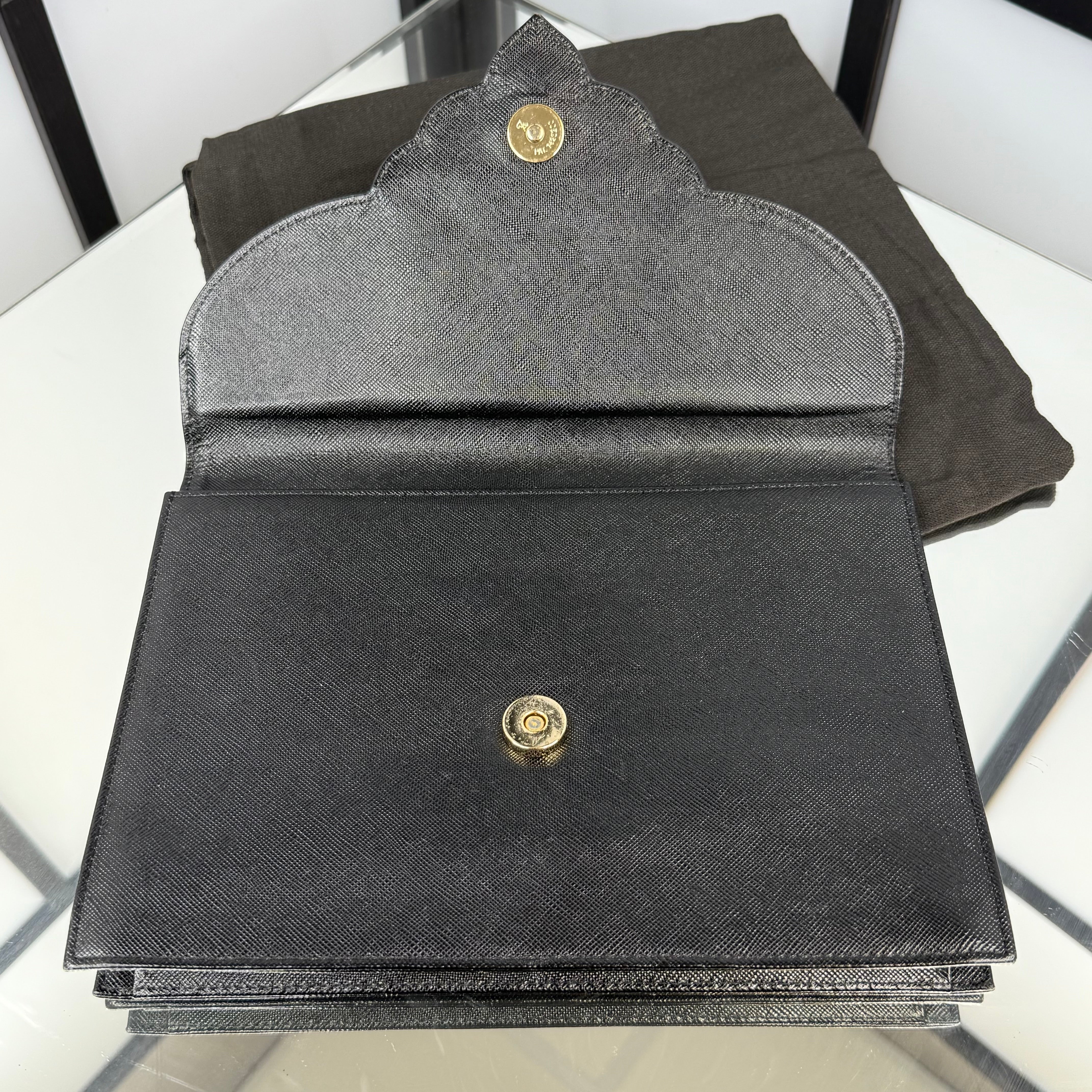YSL Black Clutch Bag