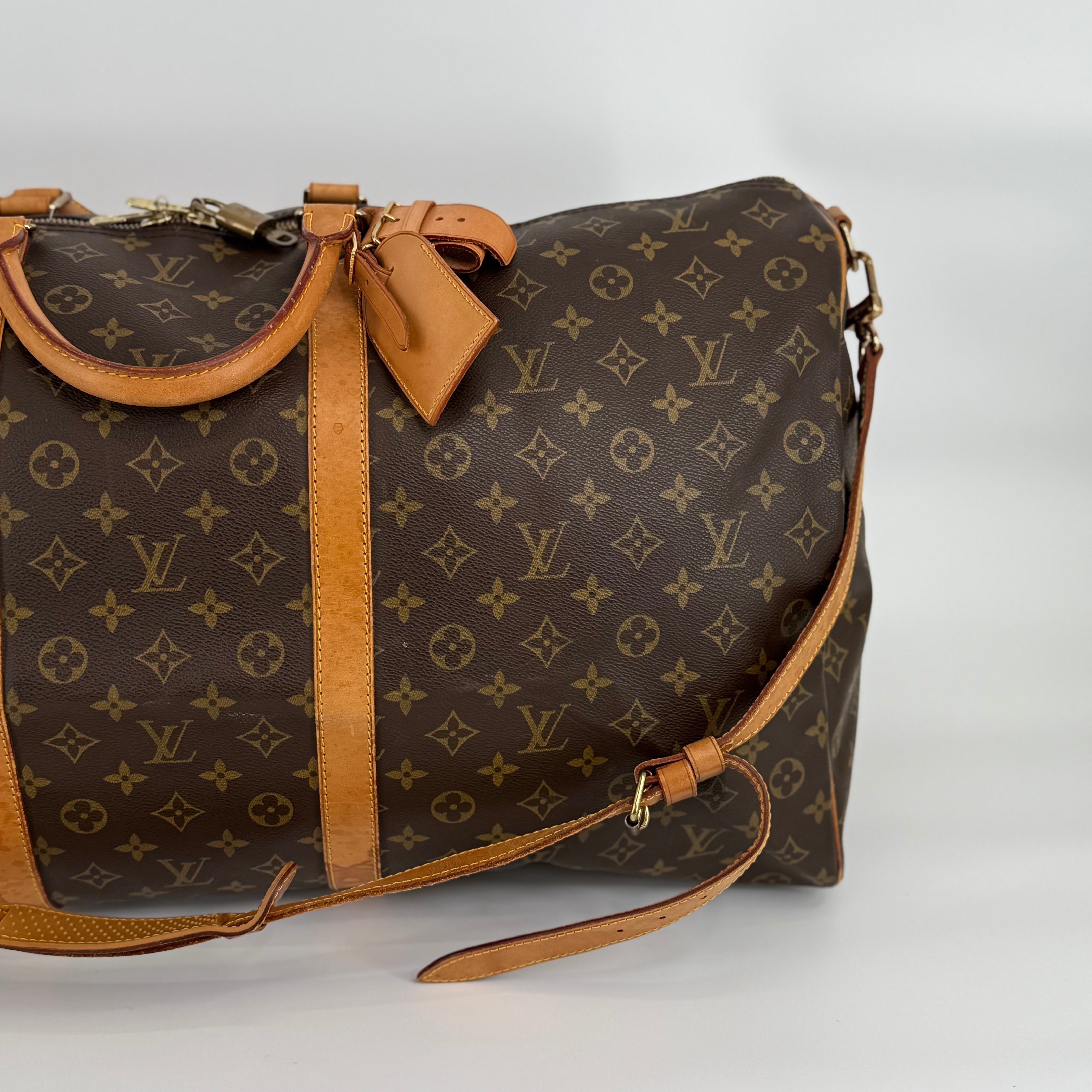 Louis Vuitton Monogram Keepall 60 With Strap