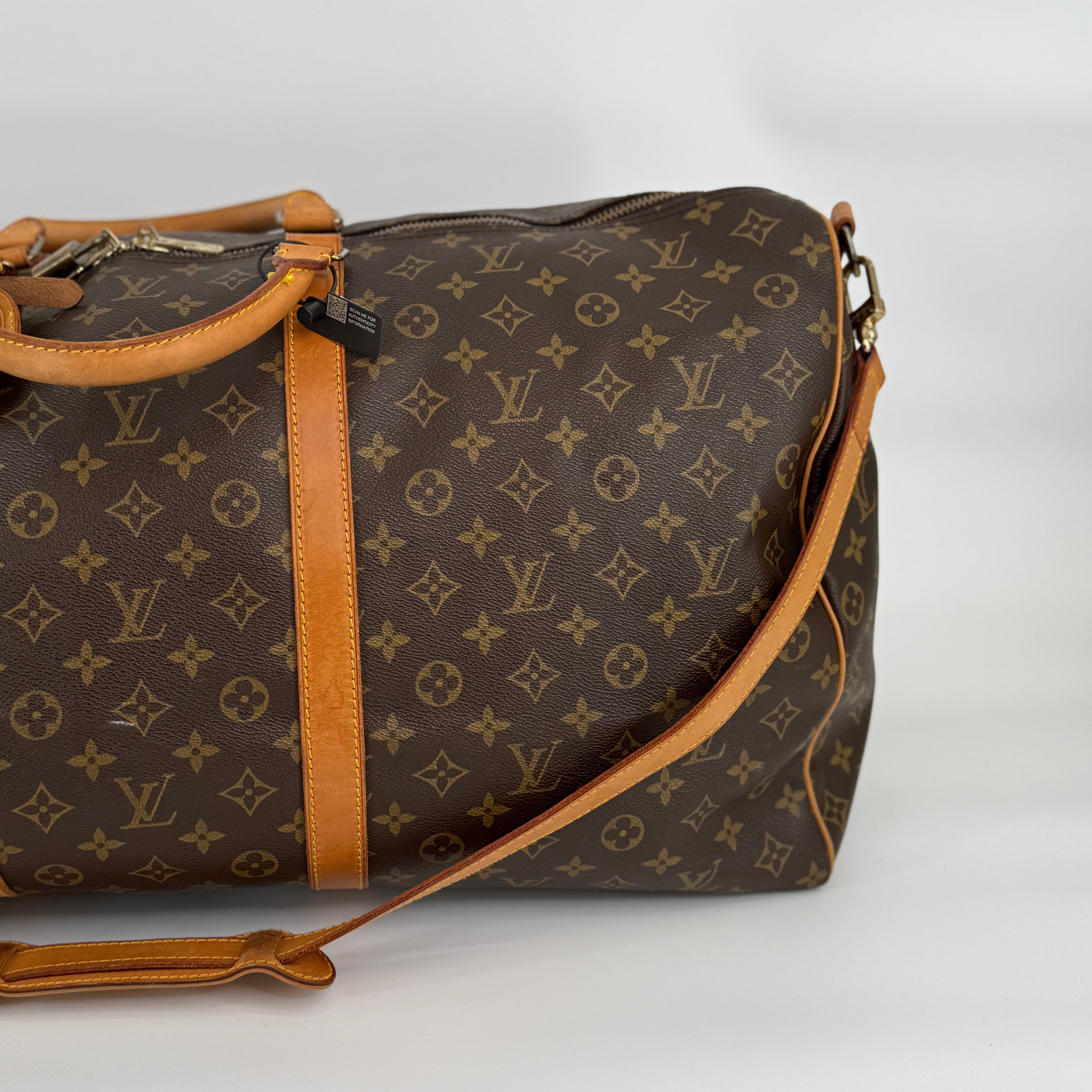 Louis Vuitton Monogram Keepall 60 With Strap