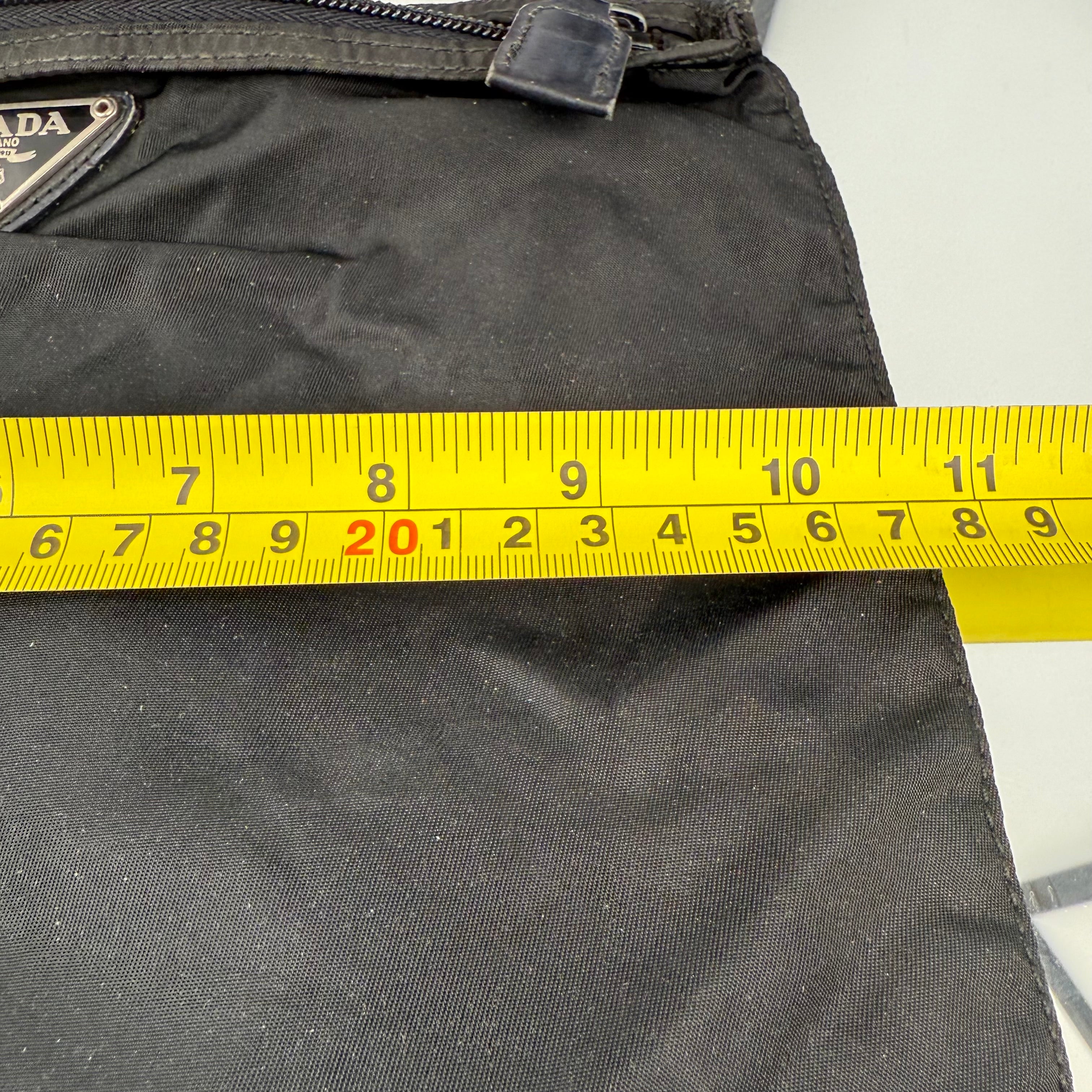 PRADA Black Nylon Wash Bag