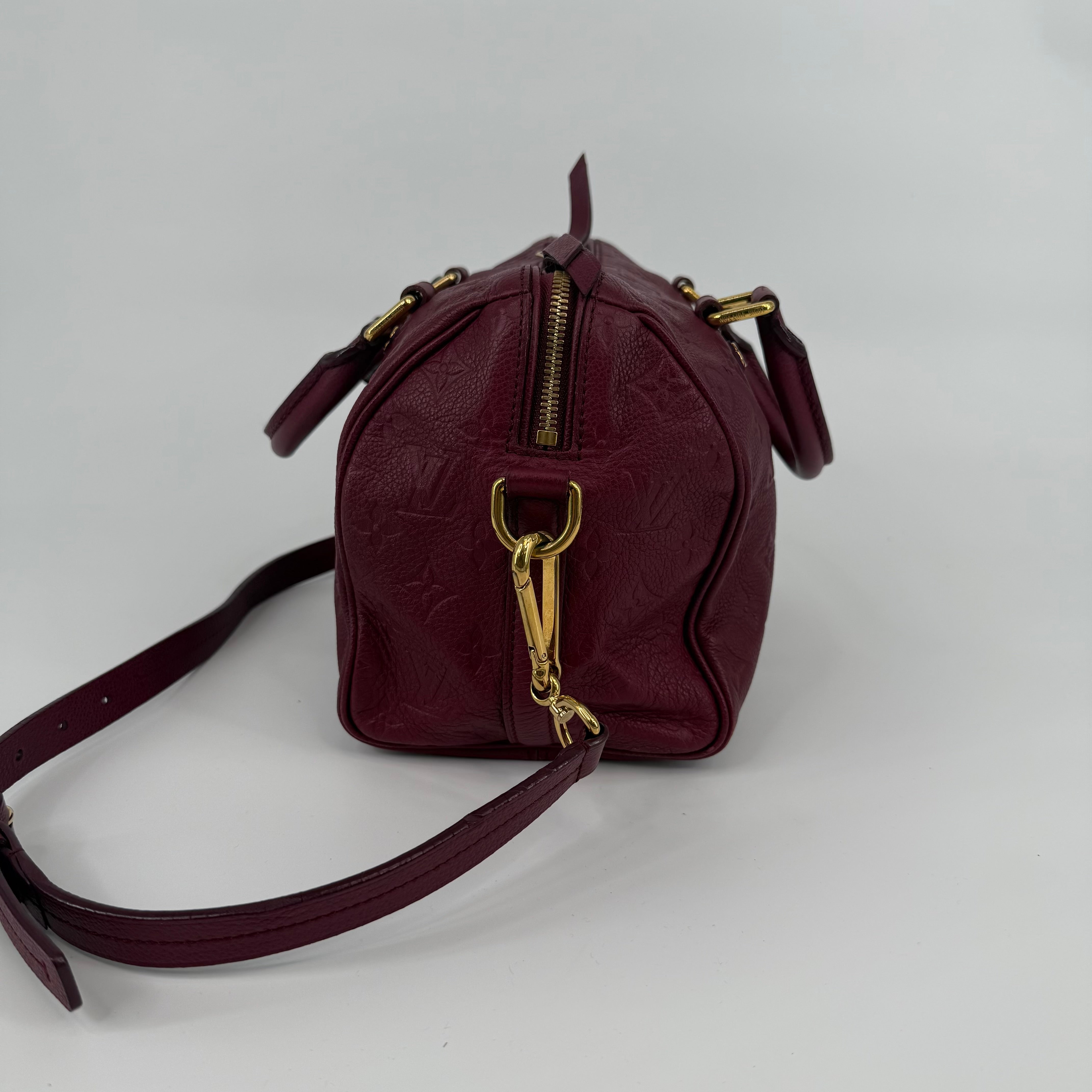 Louis Vuitton Monogram Empreinte Speedy 25 Bandoulière