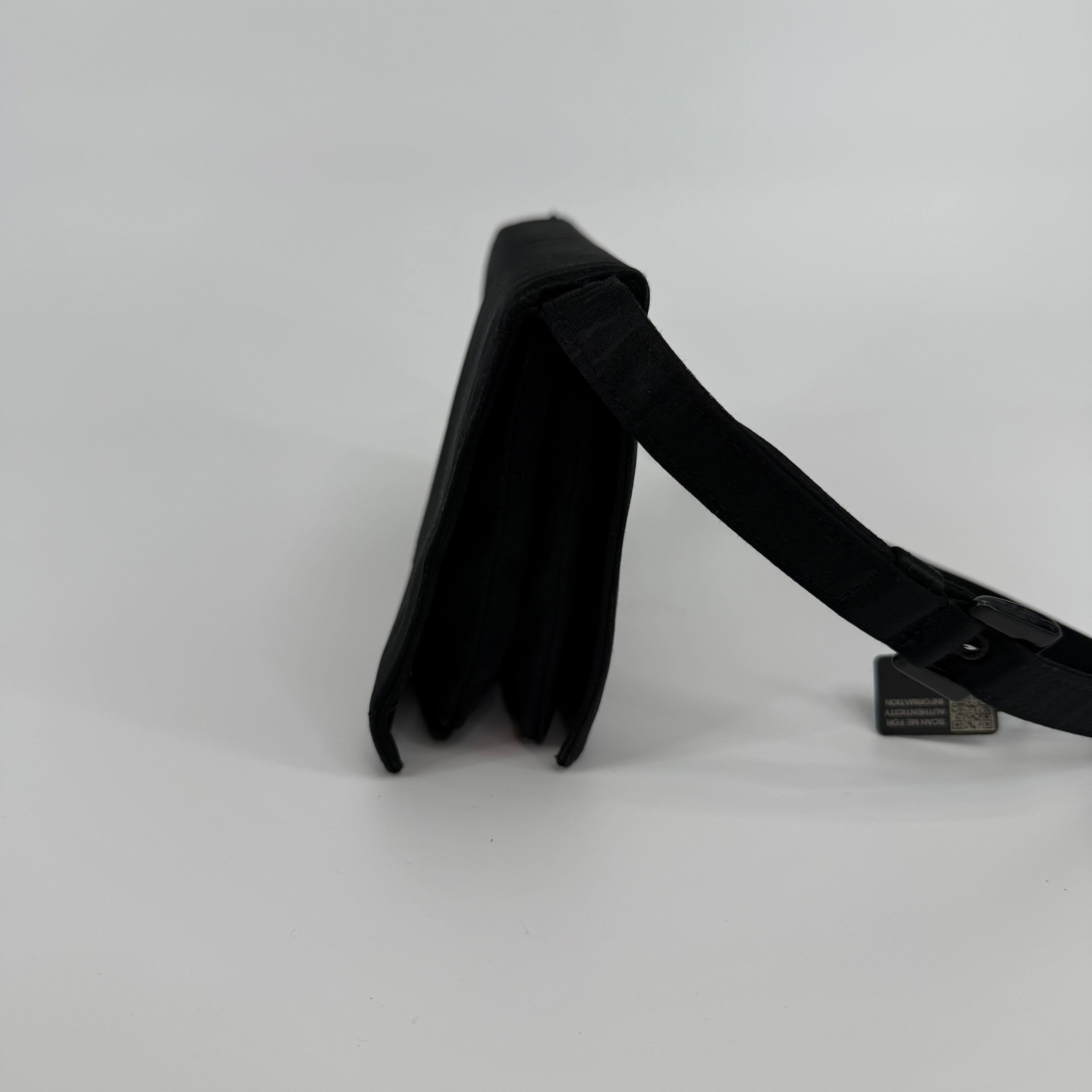 Prada Suede Black Pochette Shoulder Bag