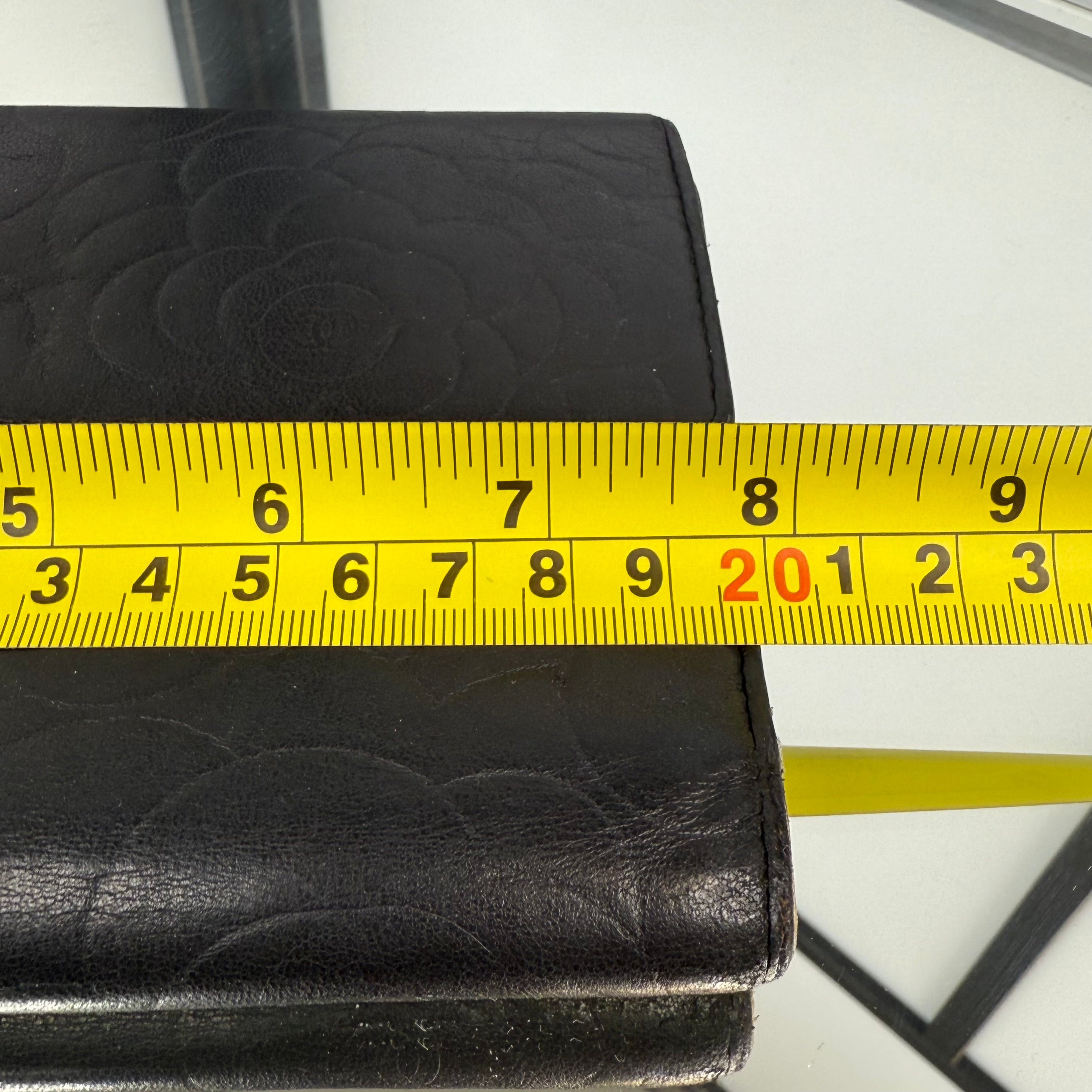 CHANEL Black Long Purse