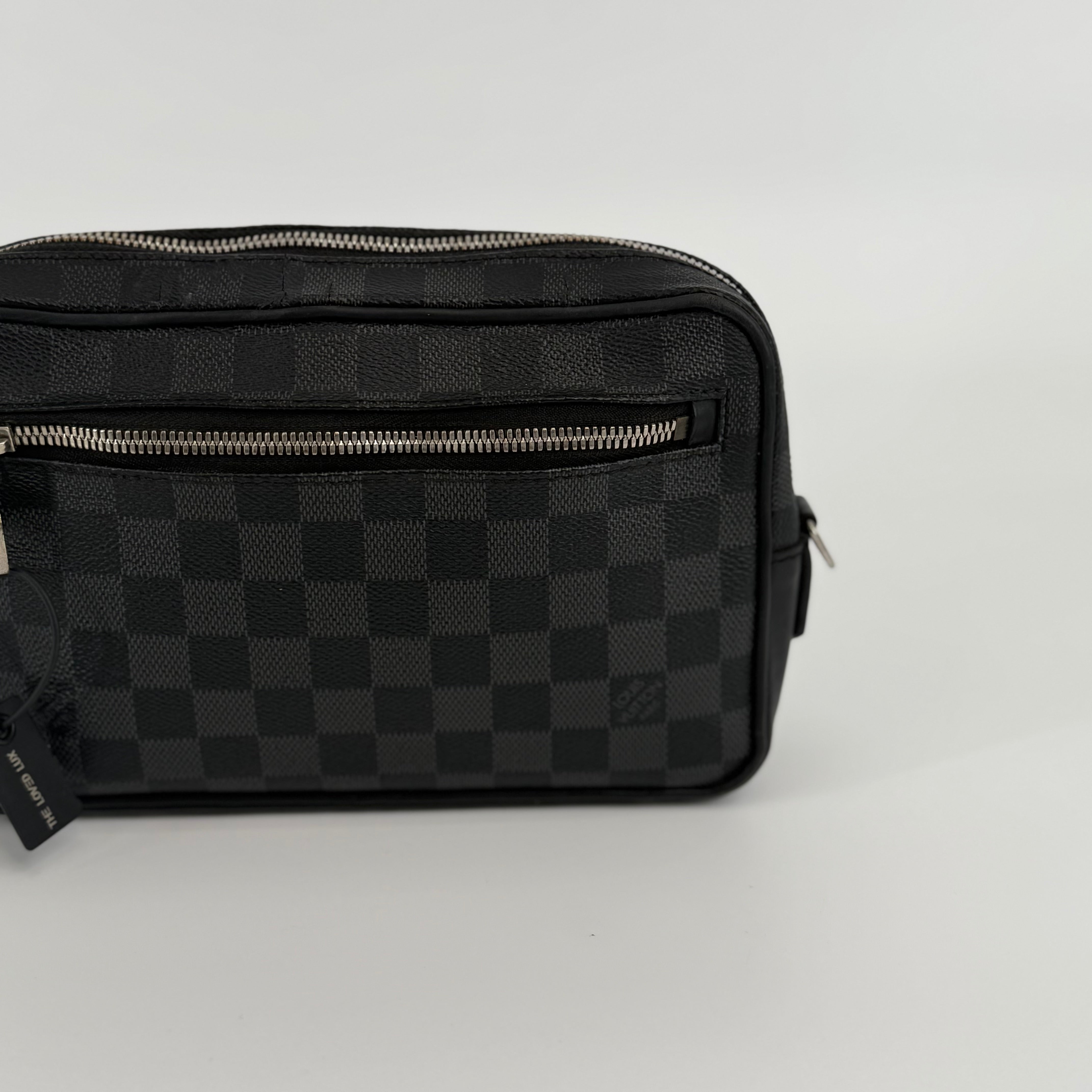 Louis Vuitton Damier Graphite Kasai Clutch Bag