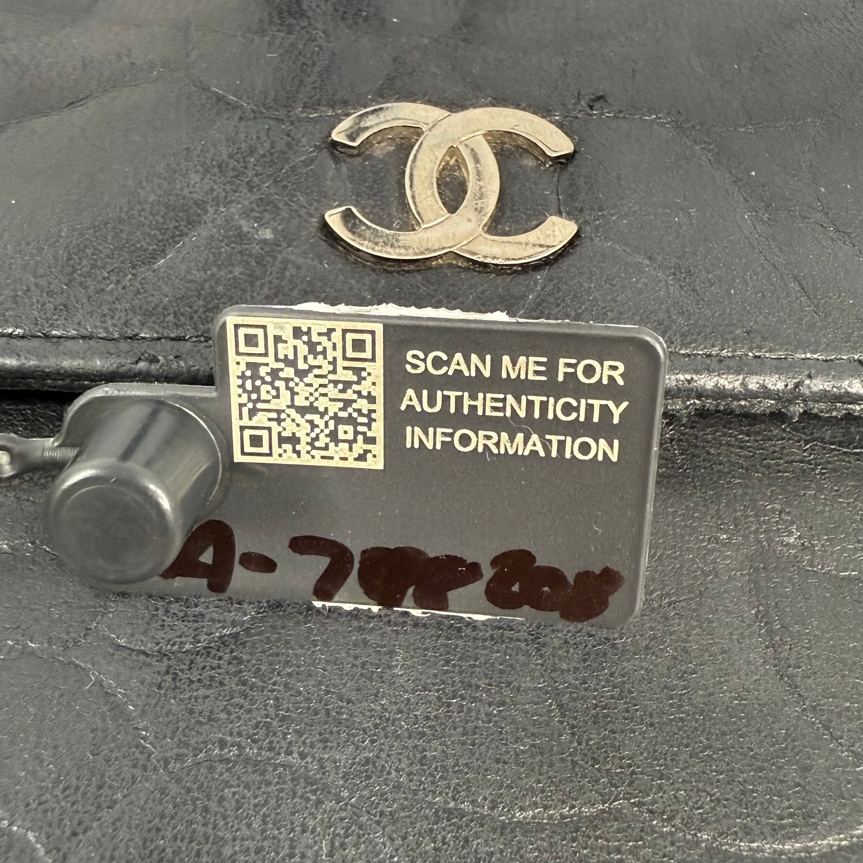CHANEL Black Long Purse