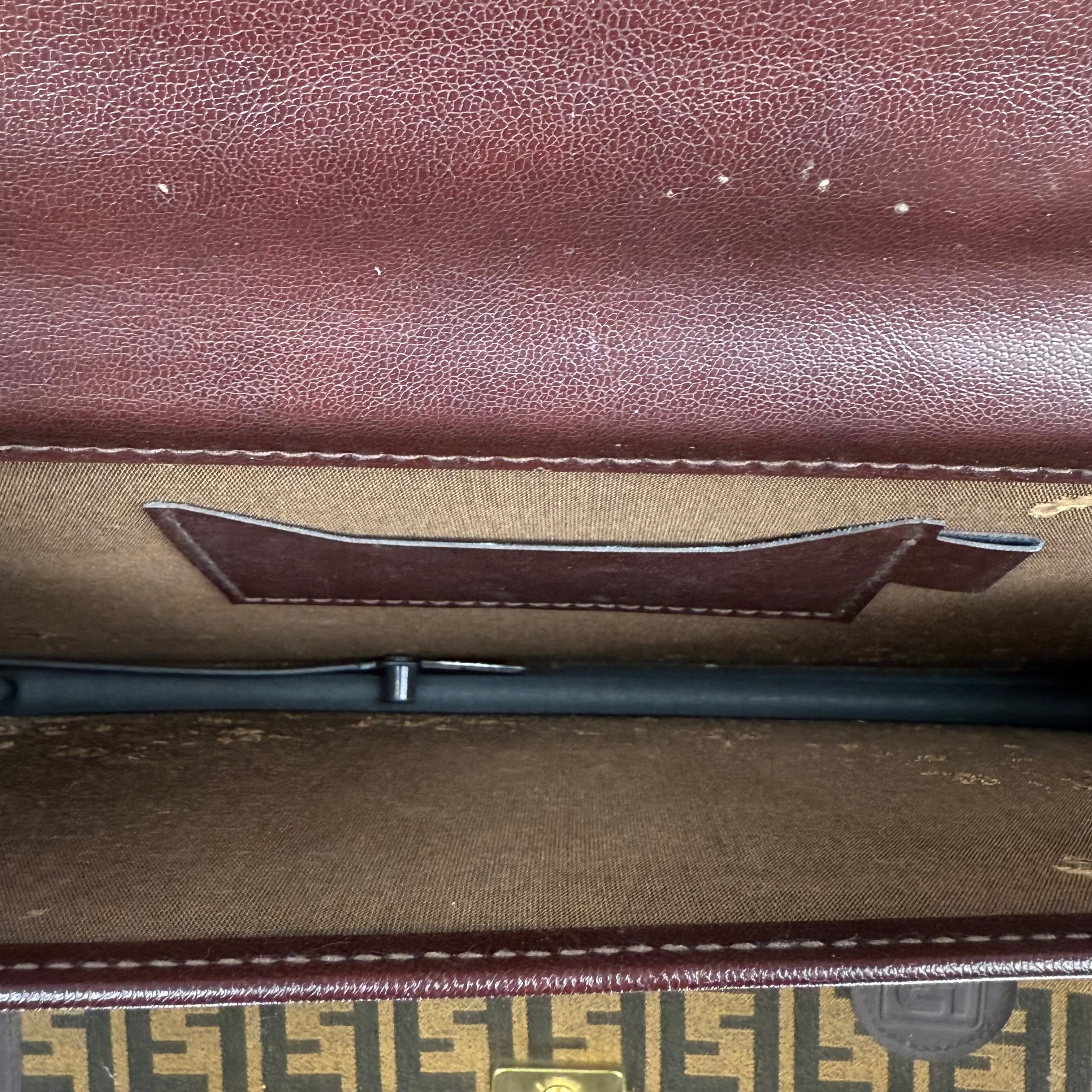 FENDI Zucca Clutch Bag
