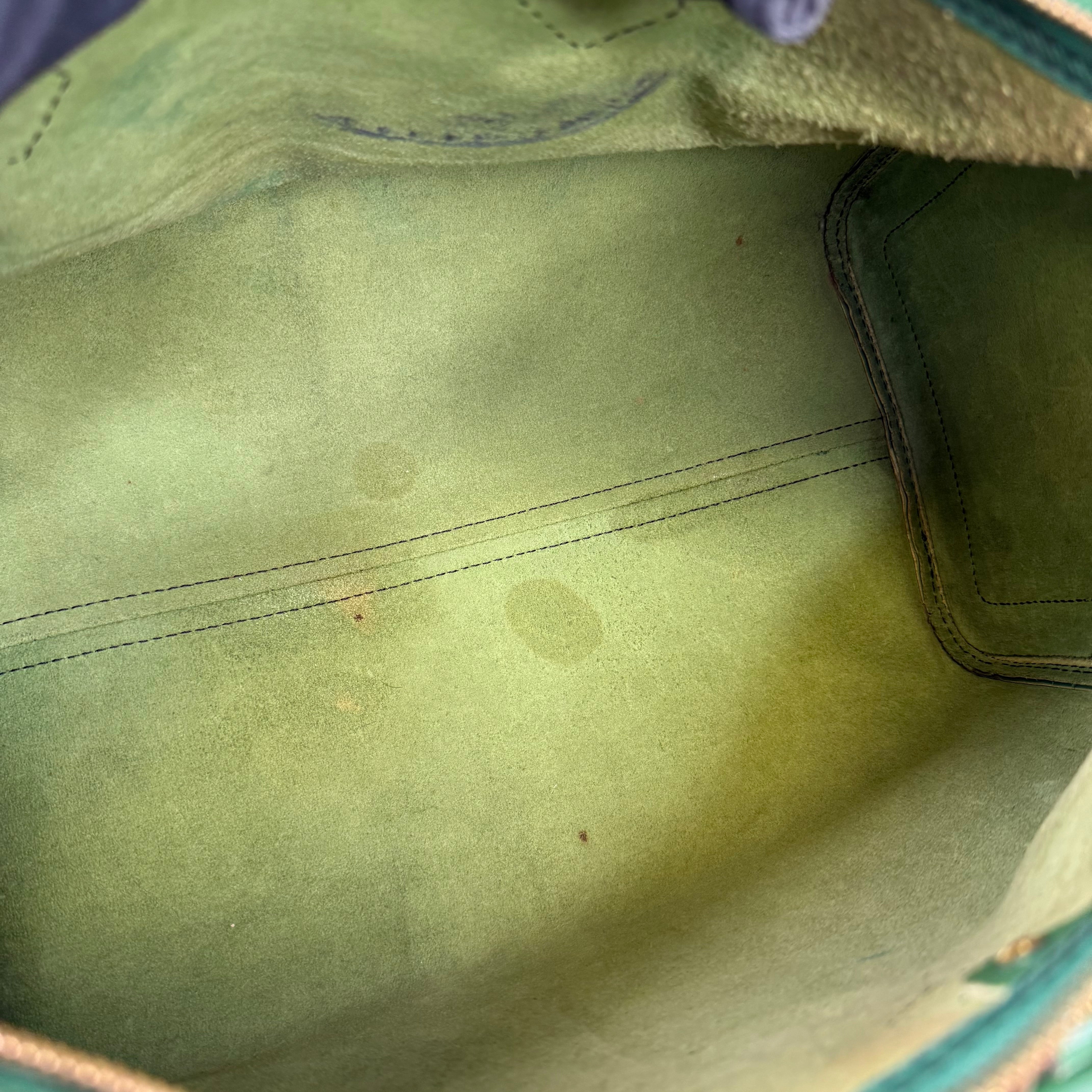 Louis Vuitton Epi Green Speedy 40