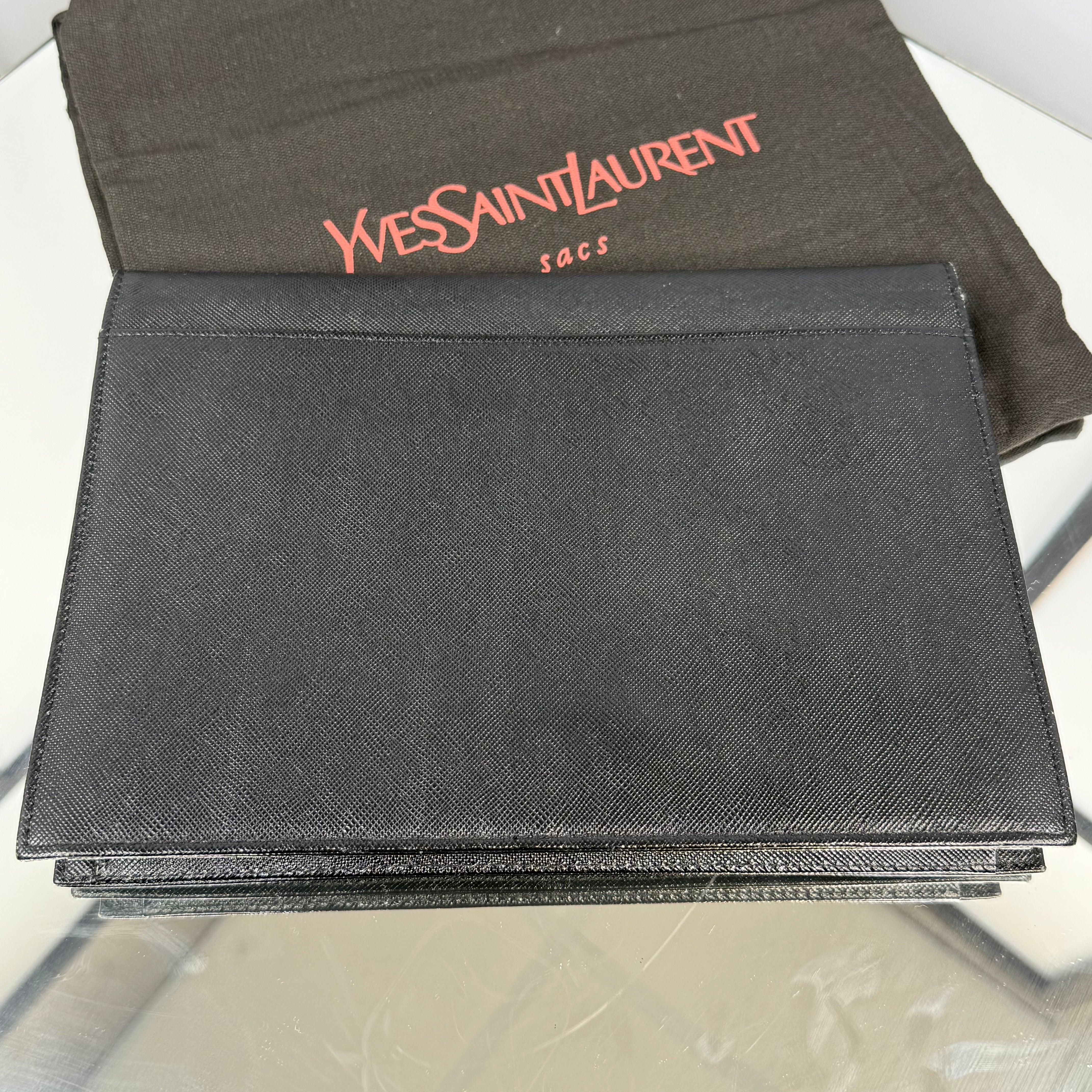 YSL Black Clutch Bag