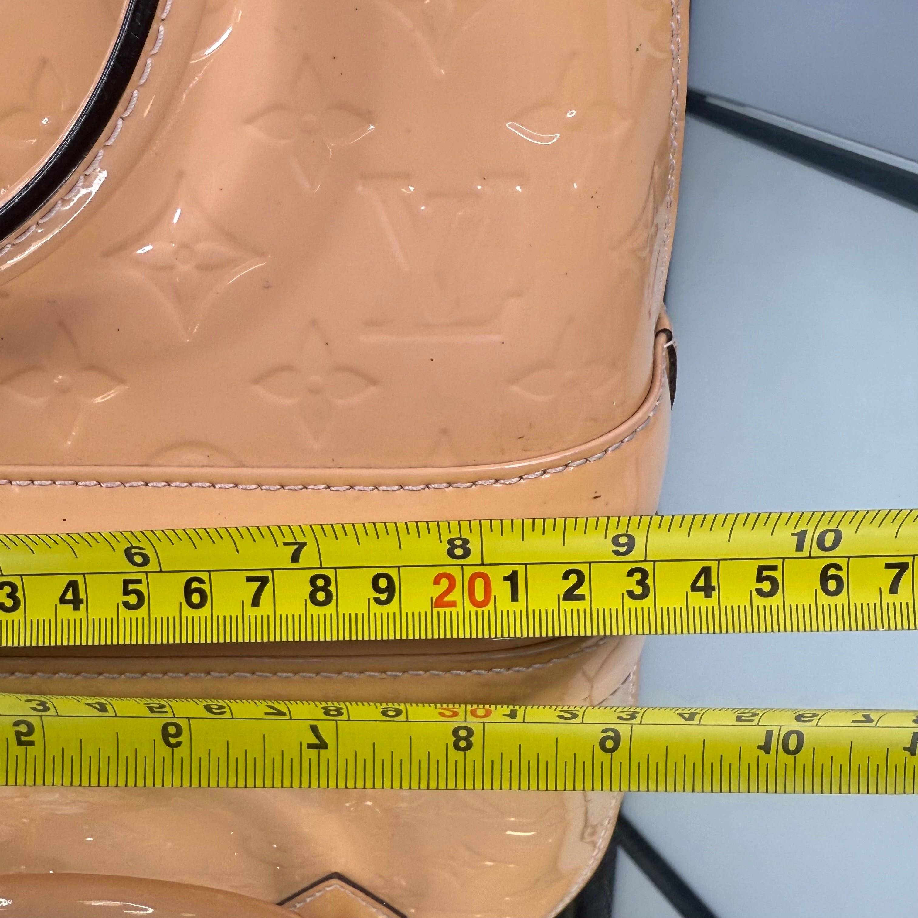 Louis Vuitton Alma BB Patent Leather Beige