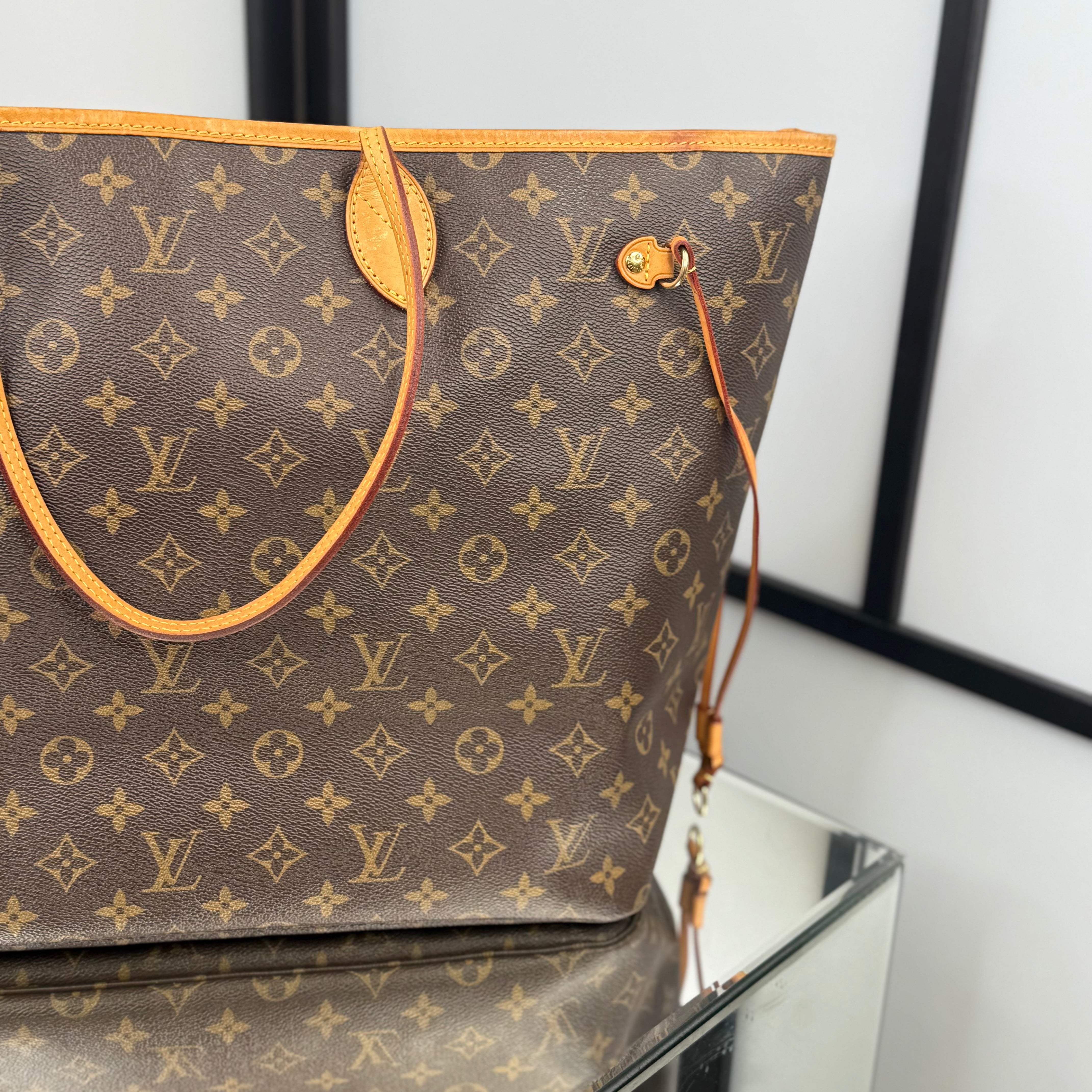 Louis Vuitton Monogram Neverfull GM Purple Interior