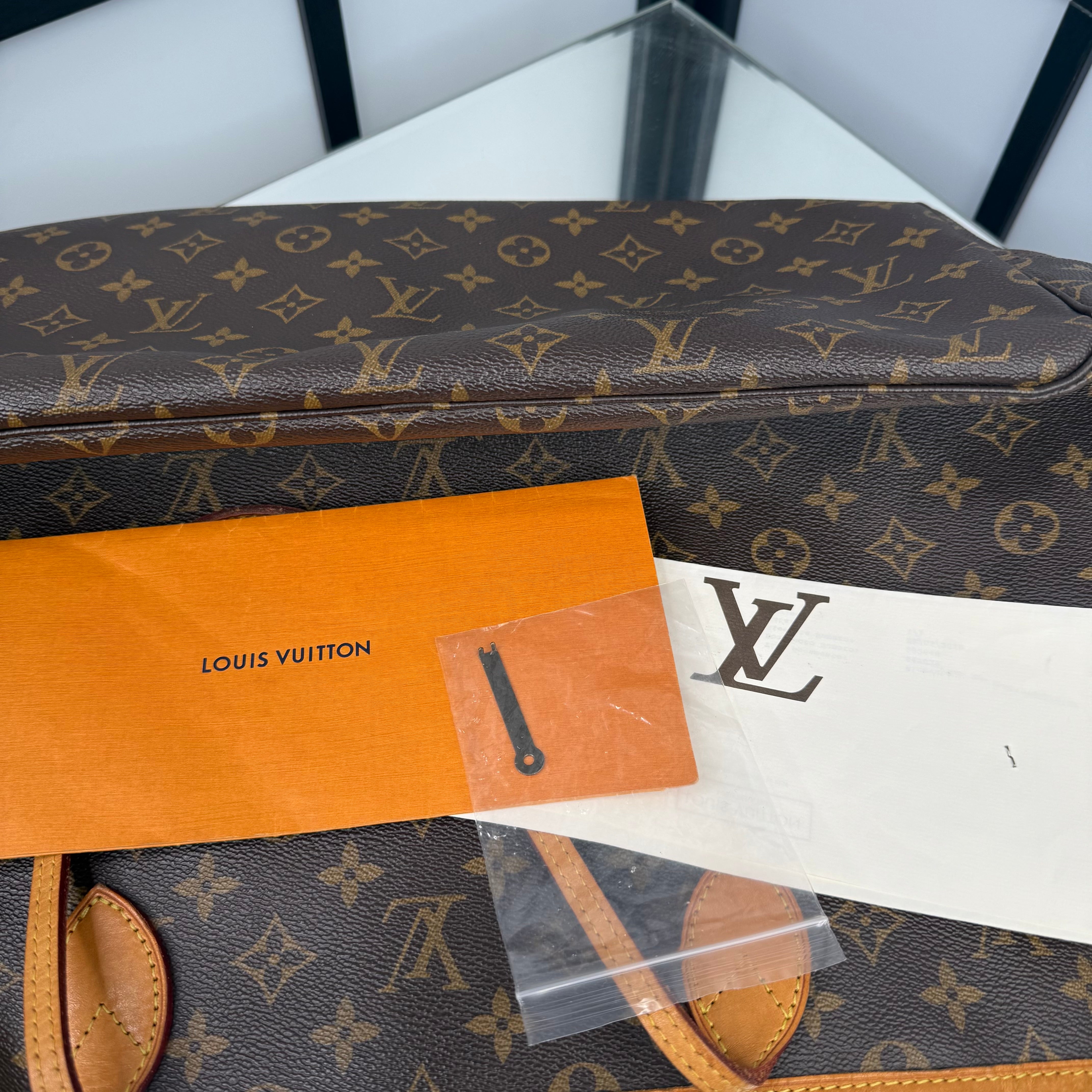 Louis Vuitton Monogram Neverfull GM Purple Interior