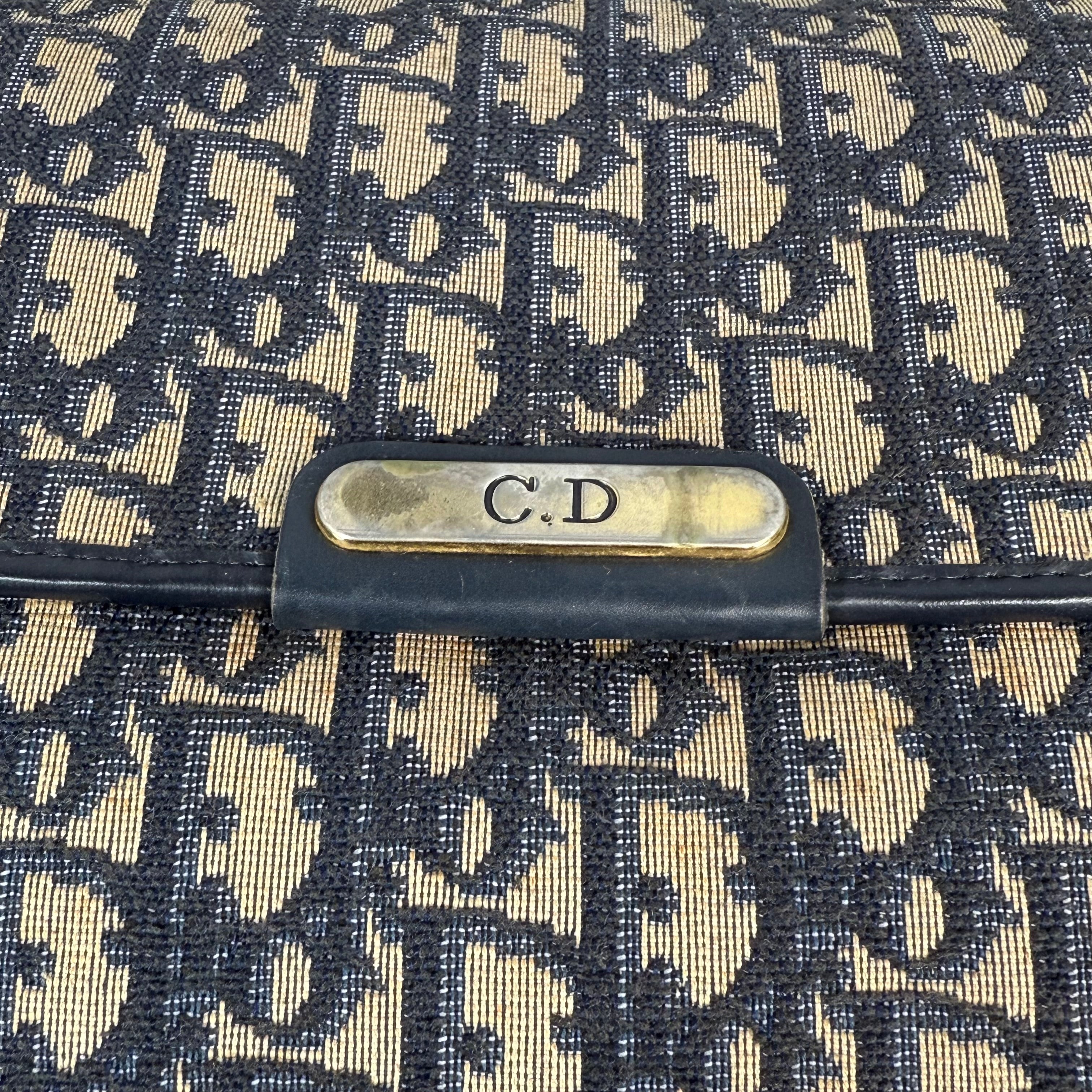 DIOR Trotter Canvas Shoulder Bag