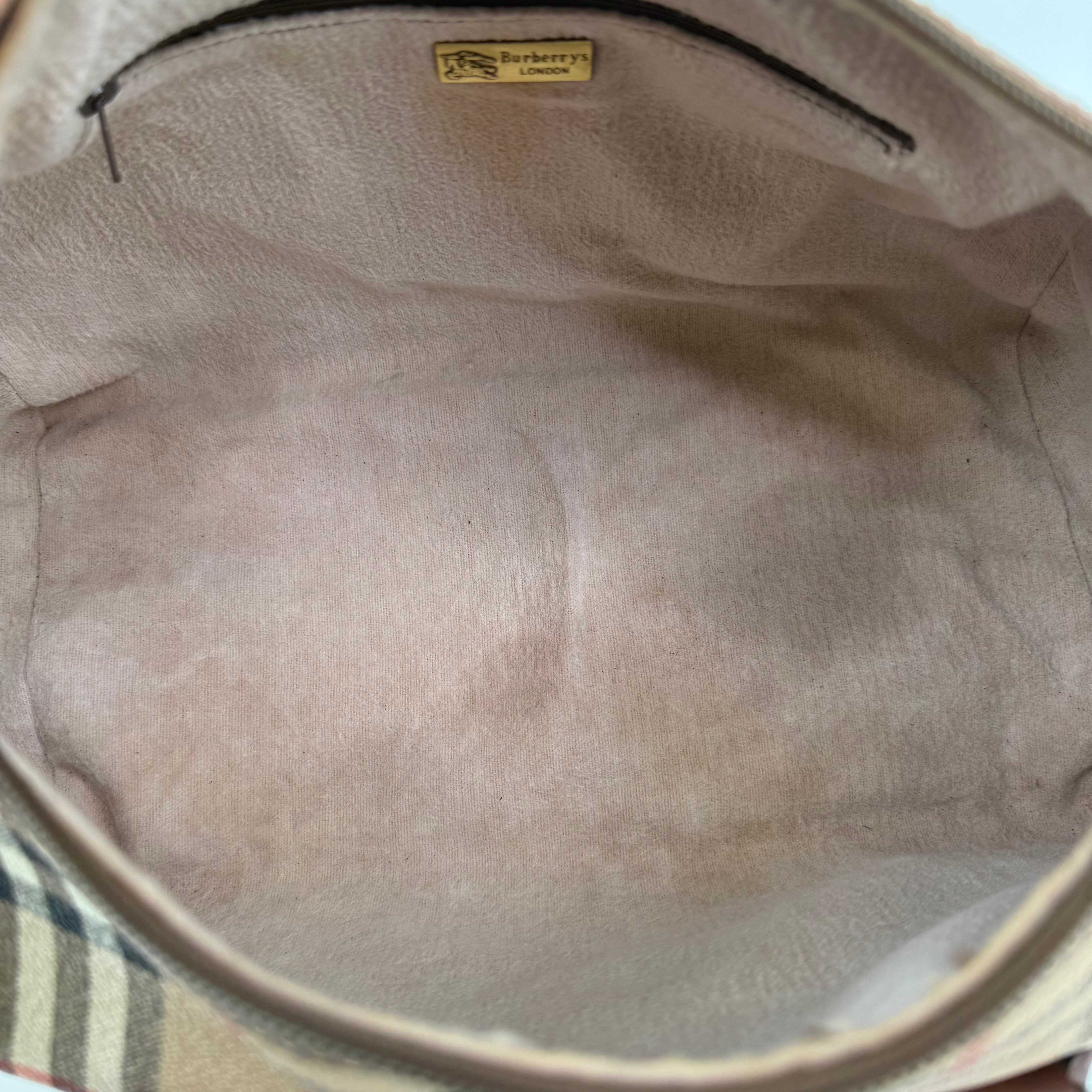 Burberry Nova Check Boston Bag