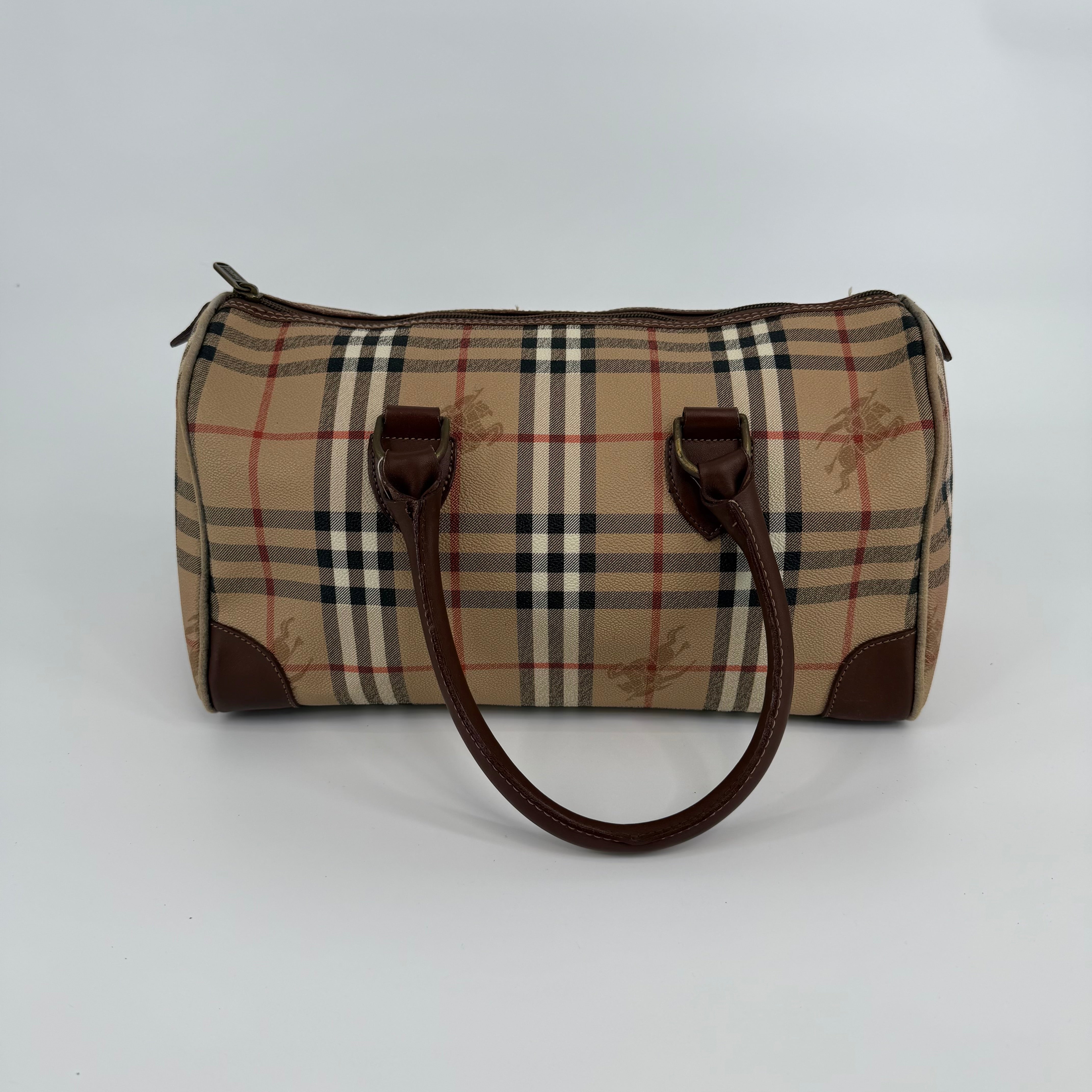 Burberry Nova Check Boston Bag