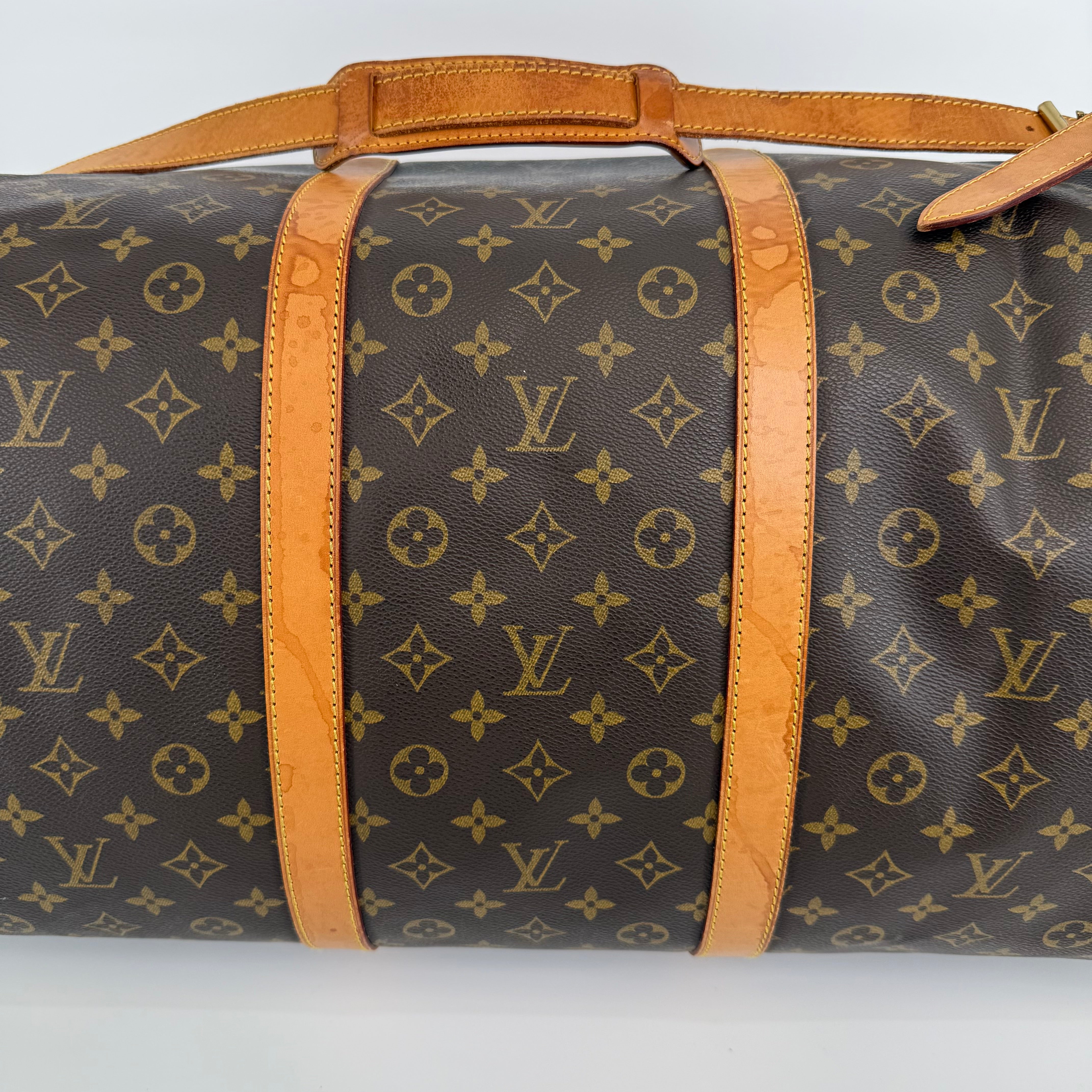 Louis Vuitton Monogram Keepall 60 With Strap