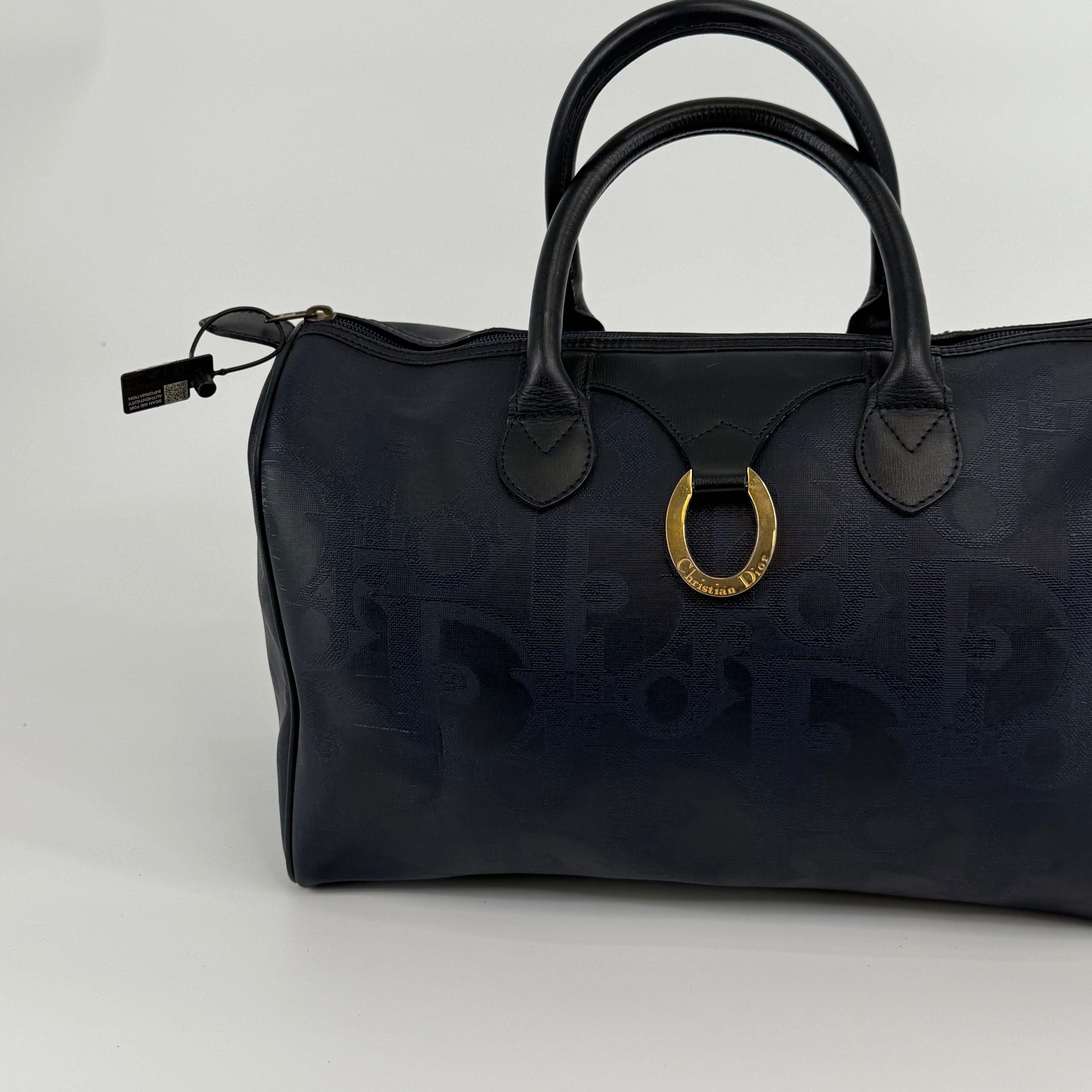 Dior Diorissimo Pattern Boston Bag