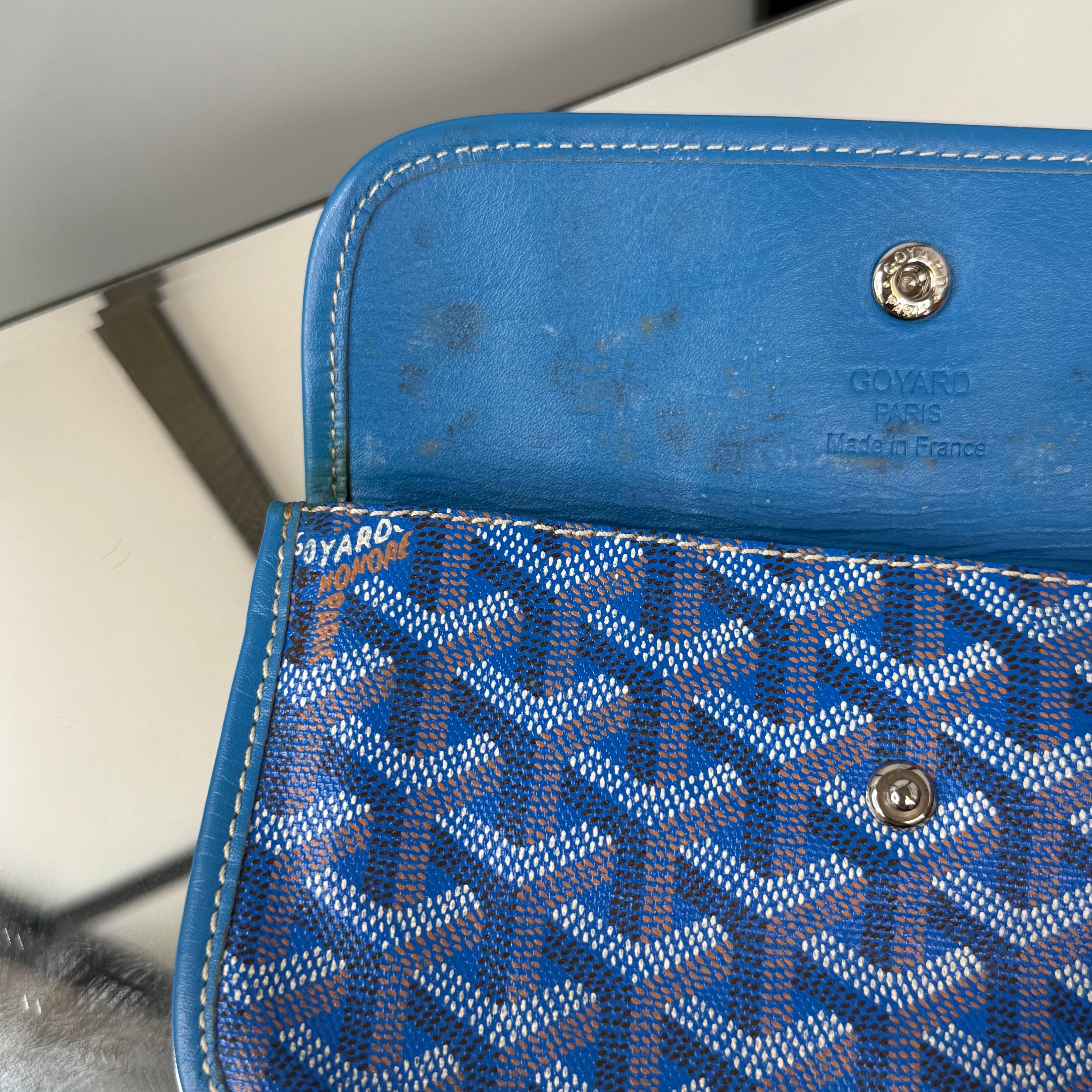 GOYARD Saint Louis Tote Bag Blue PM